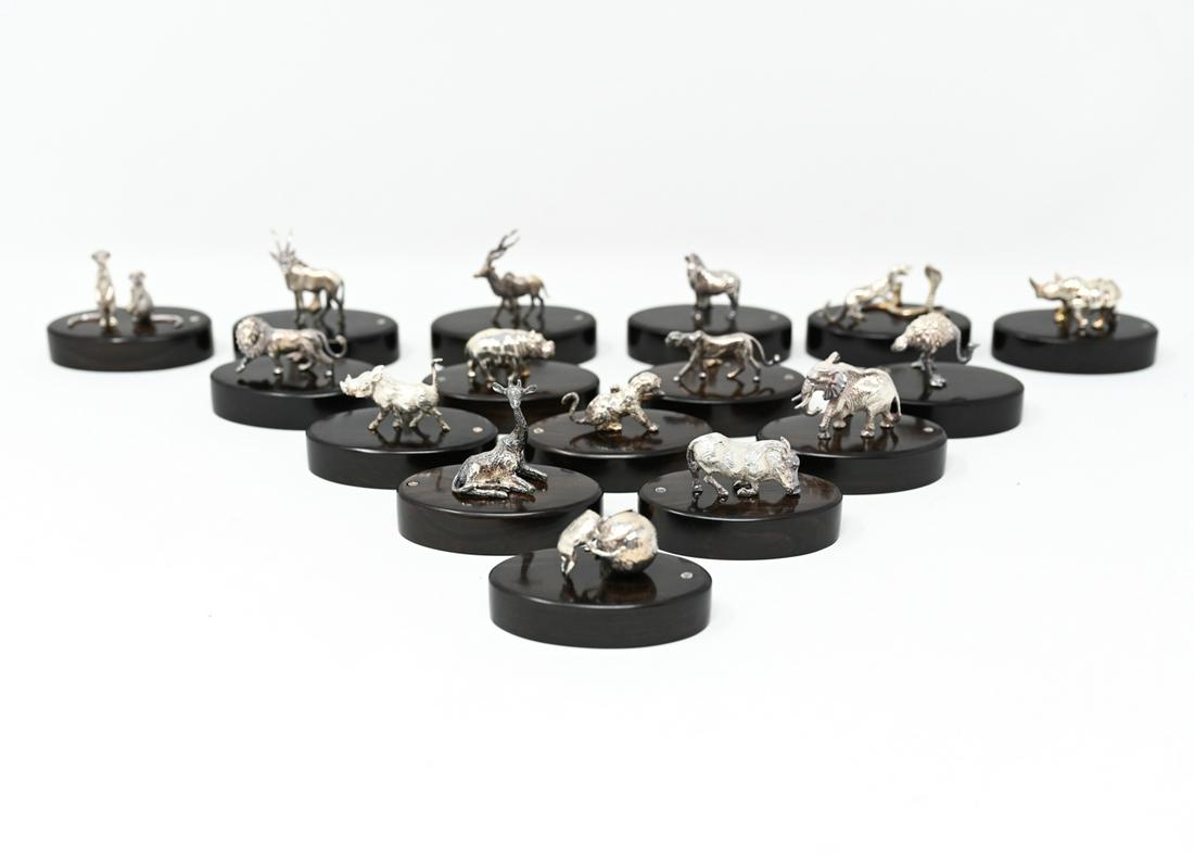 PATRICK MAVROS STERLING & EBONY PLACE CARD HOLDERS (1 of 20)