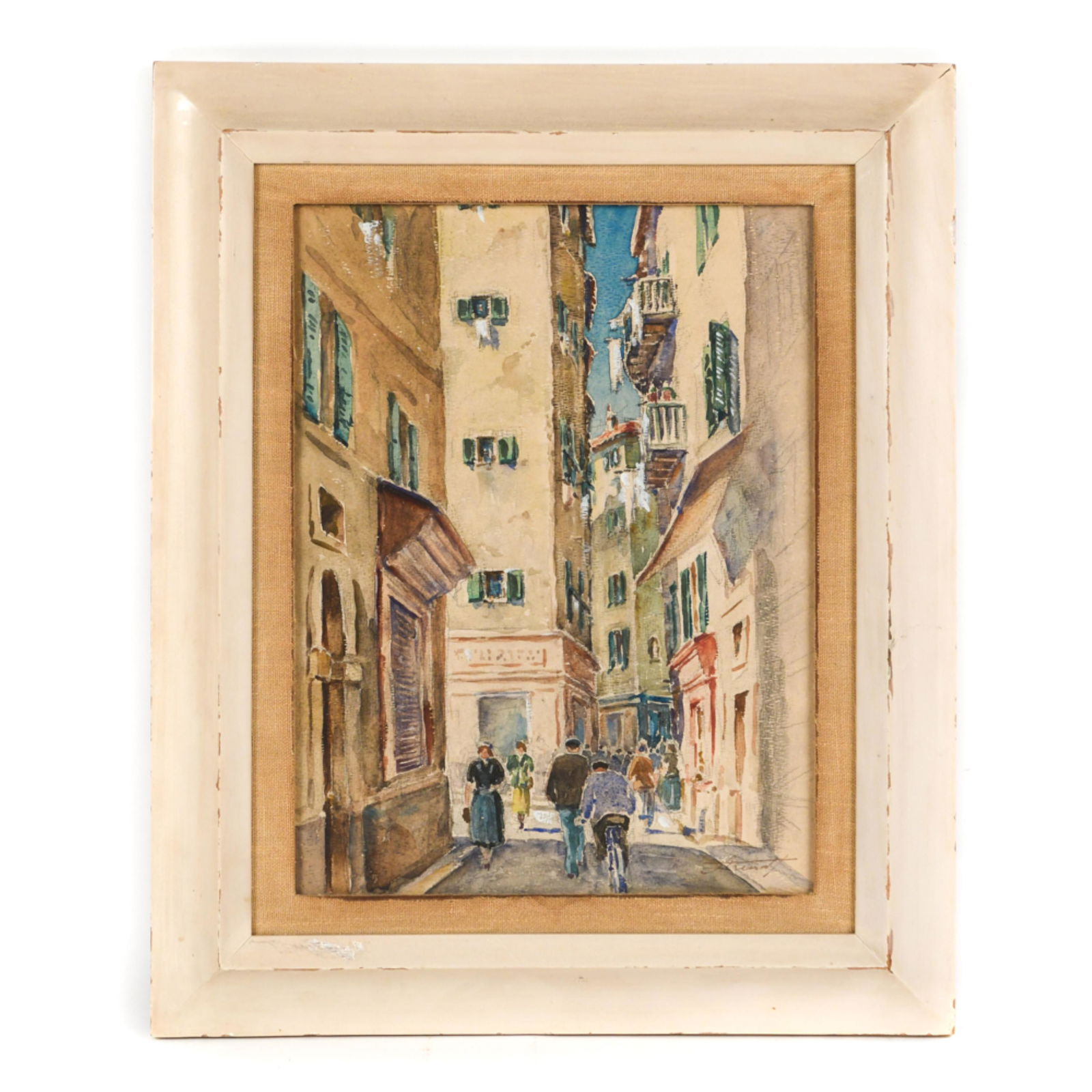 MID-20TH C. EUROPEAN WATERCOLOR (1 of 6)