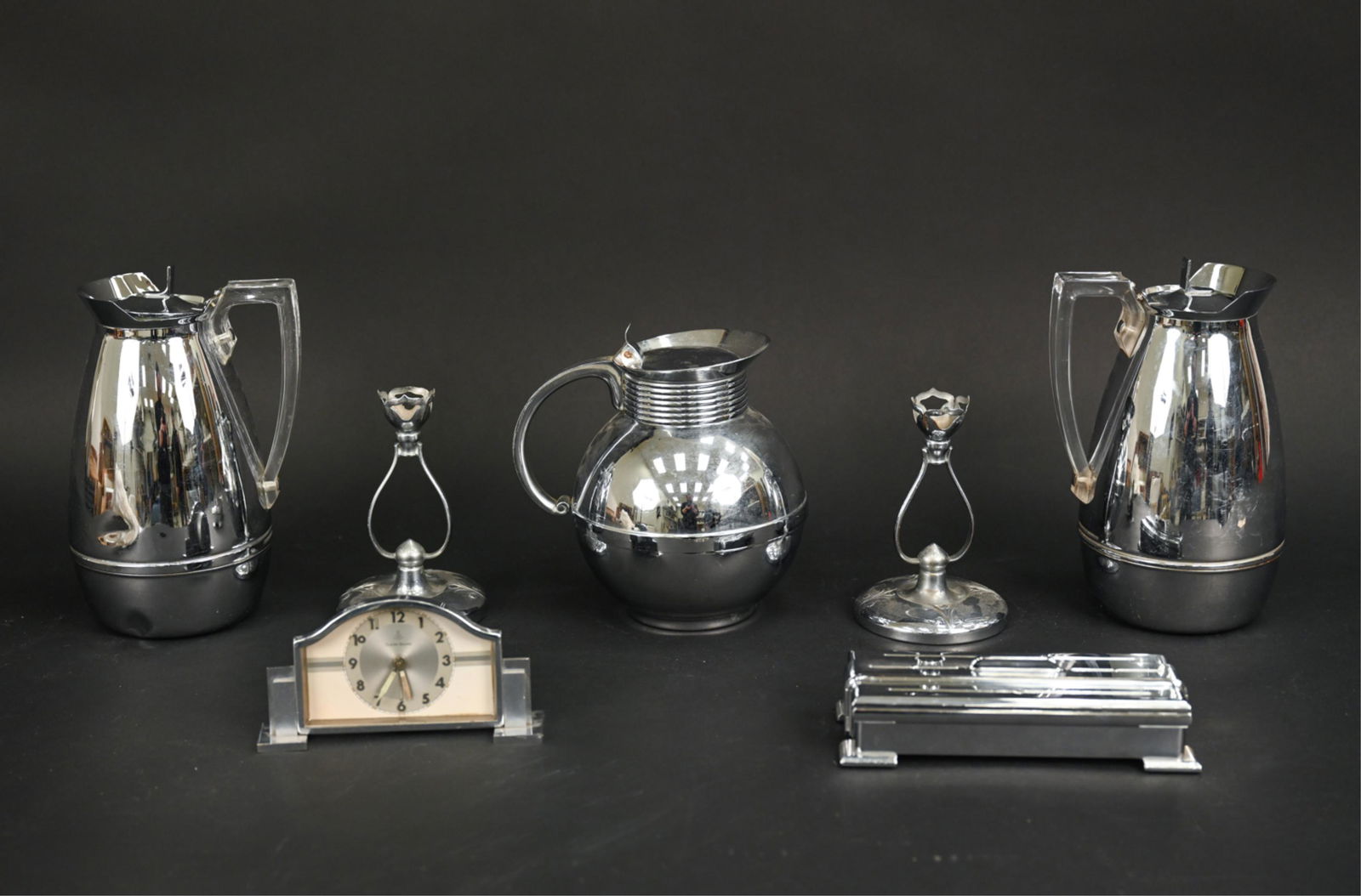 GROUPING OF ART DECO & MID-CENTURY CHROME (1 of 16)