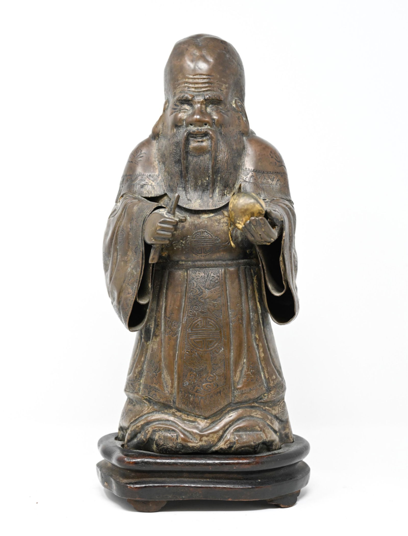 QING DYNASTY BRASS HOTEI (1 of 15)