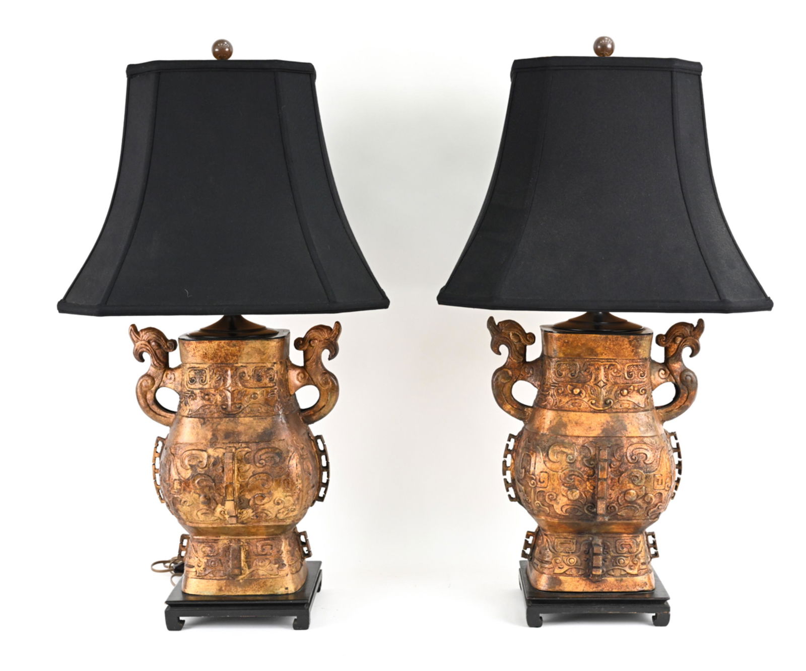 PAIR OF JAMES MONT STYLE LAMPS (1 of 20)