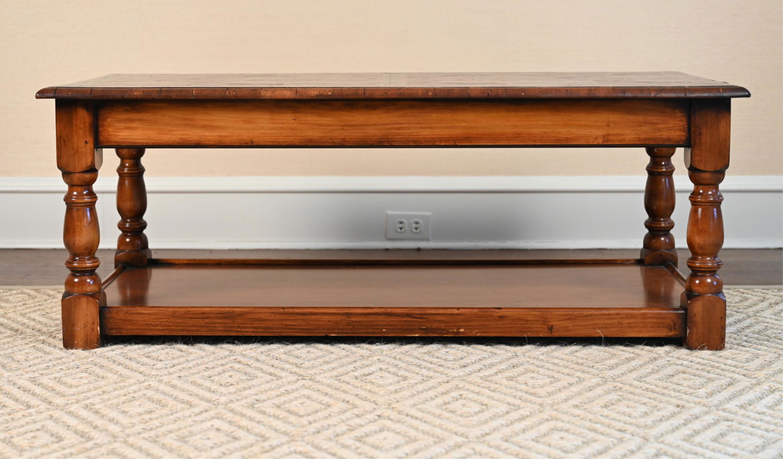 INLAID TWO-TIER COFFEE TABLE (1 of 17)