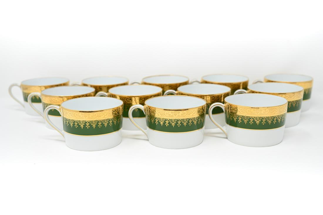 (12) CH. FIELD HAVILAND LIMOGES PORCELAIN TEACUPS (1 of 10)