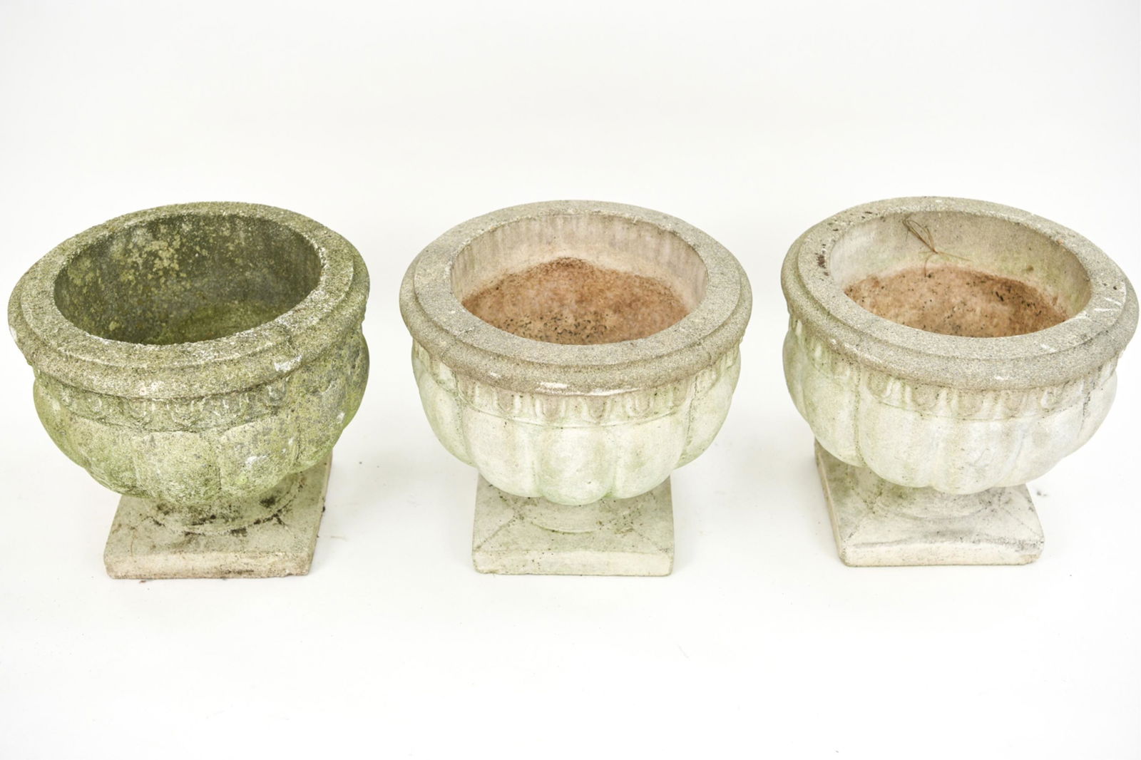 (3) CEMENT PLANTERS (1 of 19)