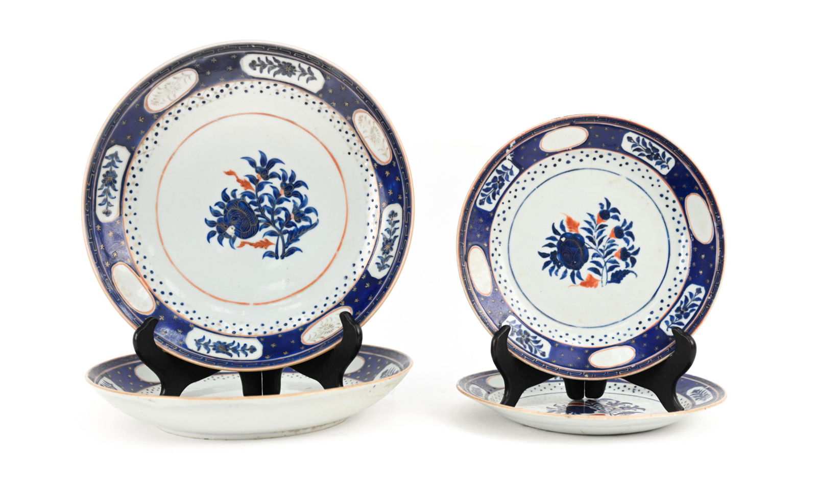 (4) CHINESE EXPORT PORCELAIN PLATES (1 of 15)