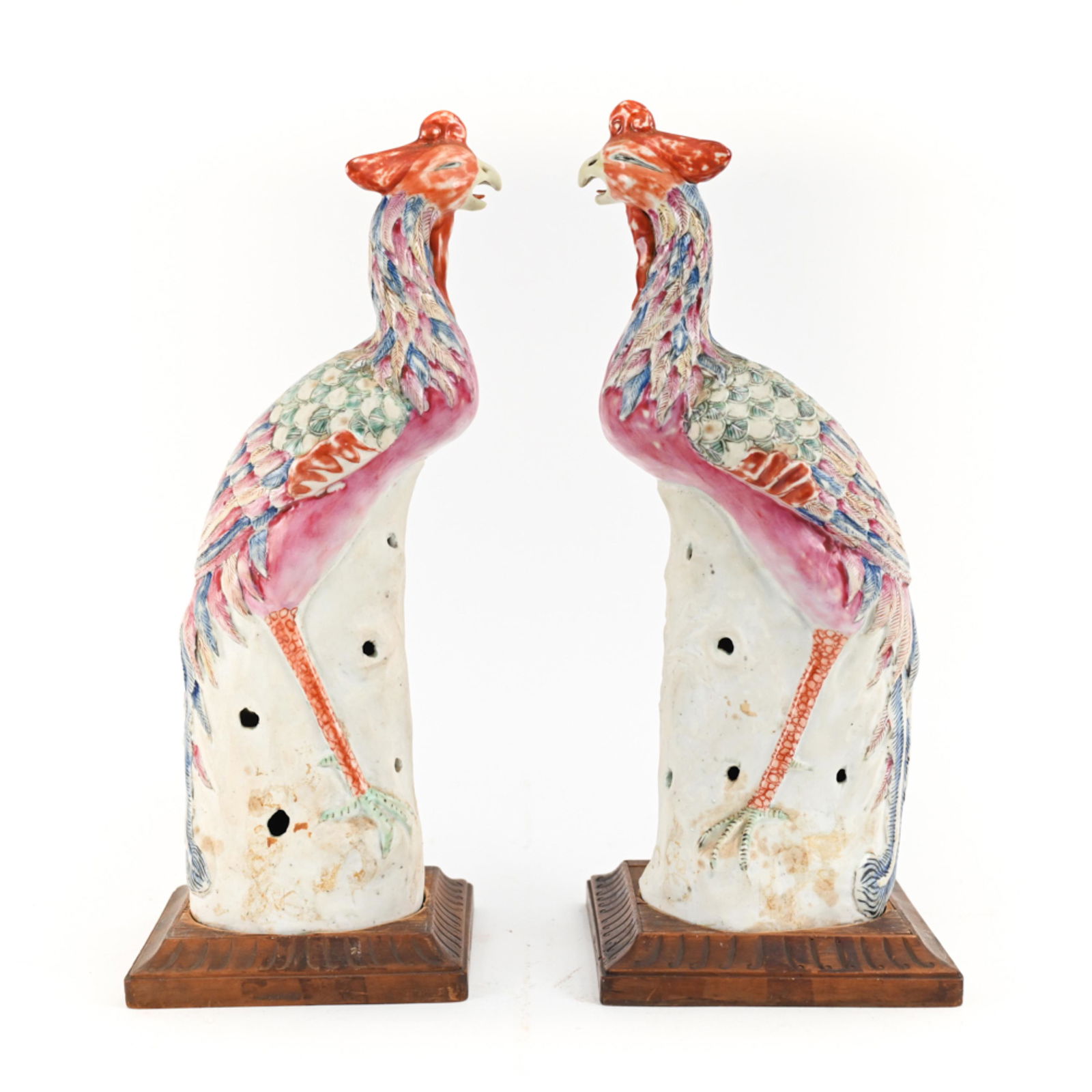 PAIR OF CHINESE PORCELAIN PHOENIX (1 of 15)