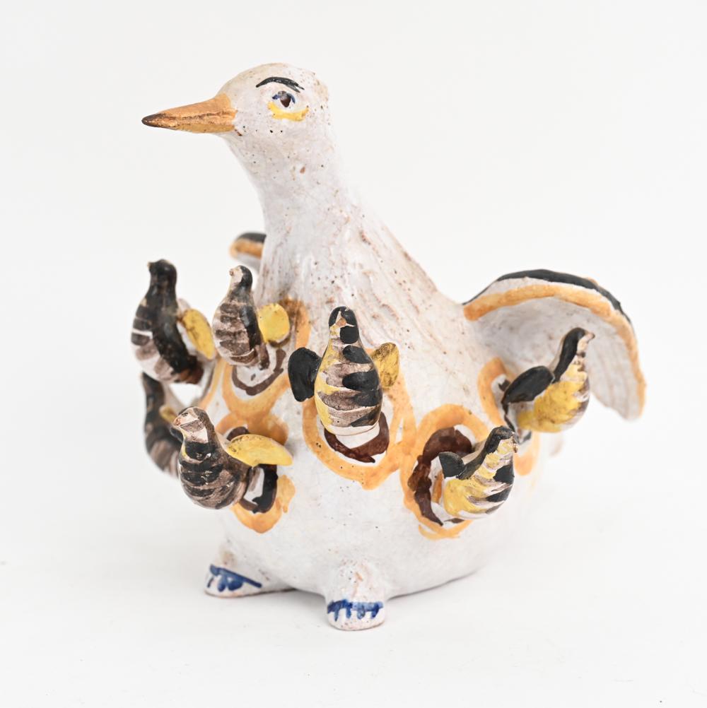 BIRD FORM OCARINA FOLK ART VESSEL WIND INSTRUMENT (1 of 16)