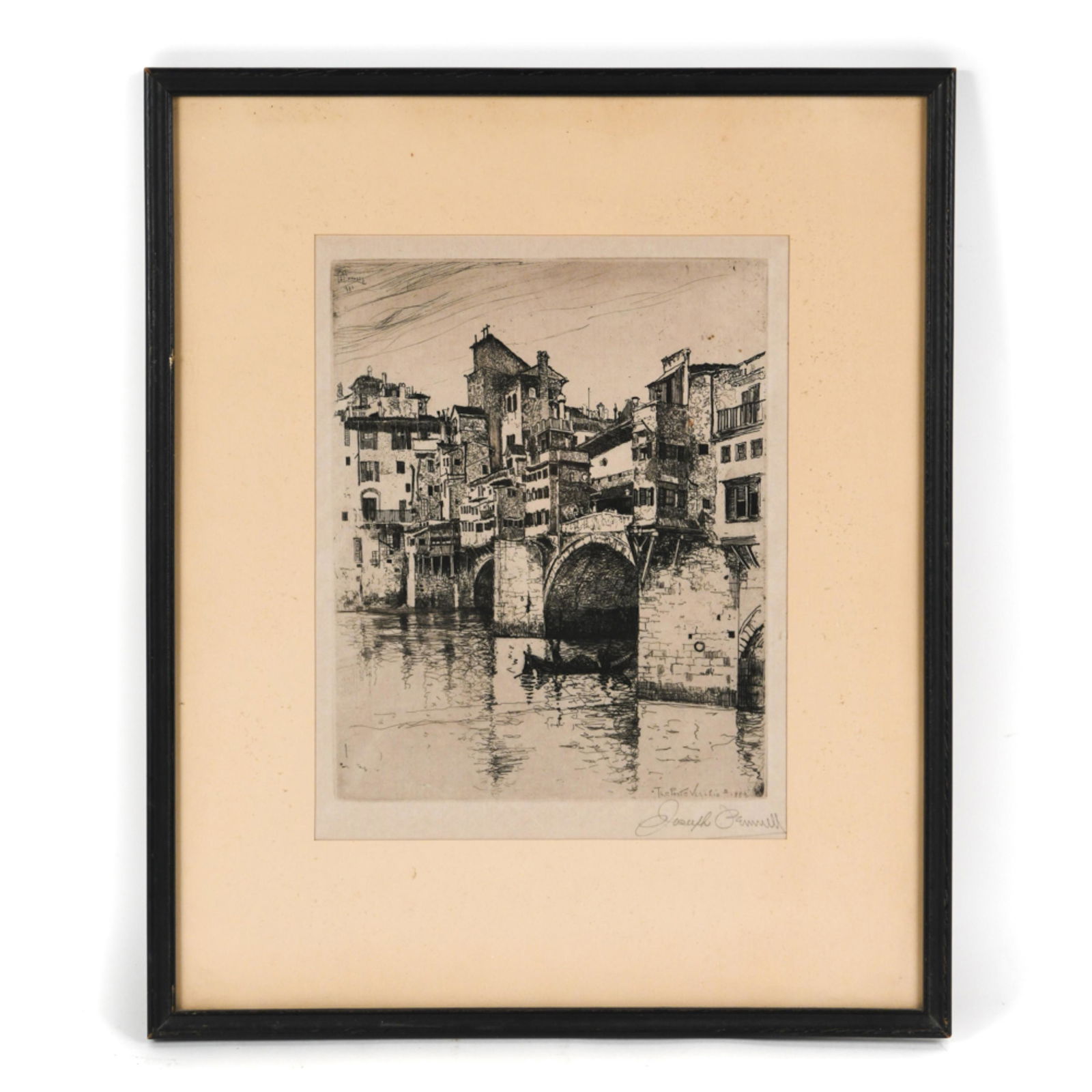 JOSEPH PENNELL (1857-1926) PENCIL SIGNED ETCHING (1 of 6)