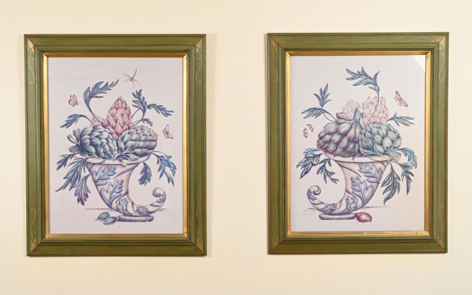 PAIR OF DECORATIVE ARTICHOKE PRINTS (1 of 17)