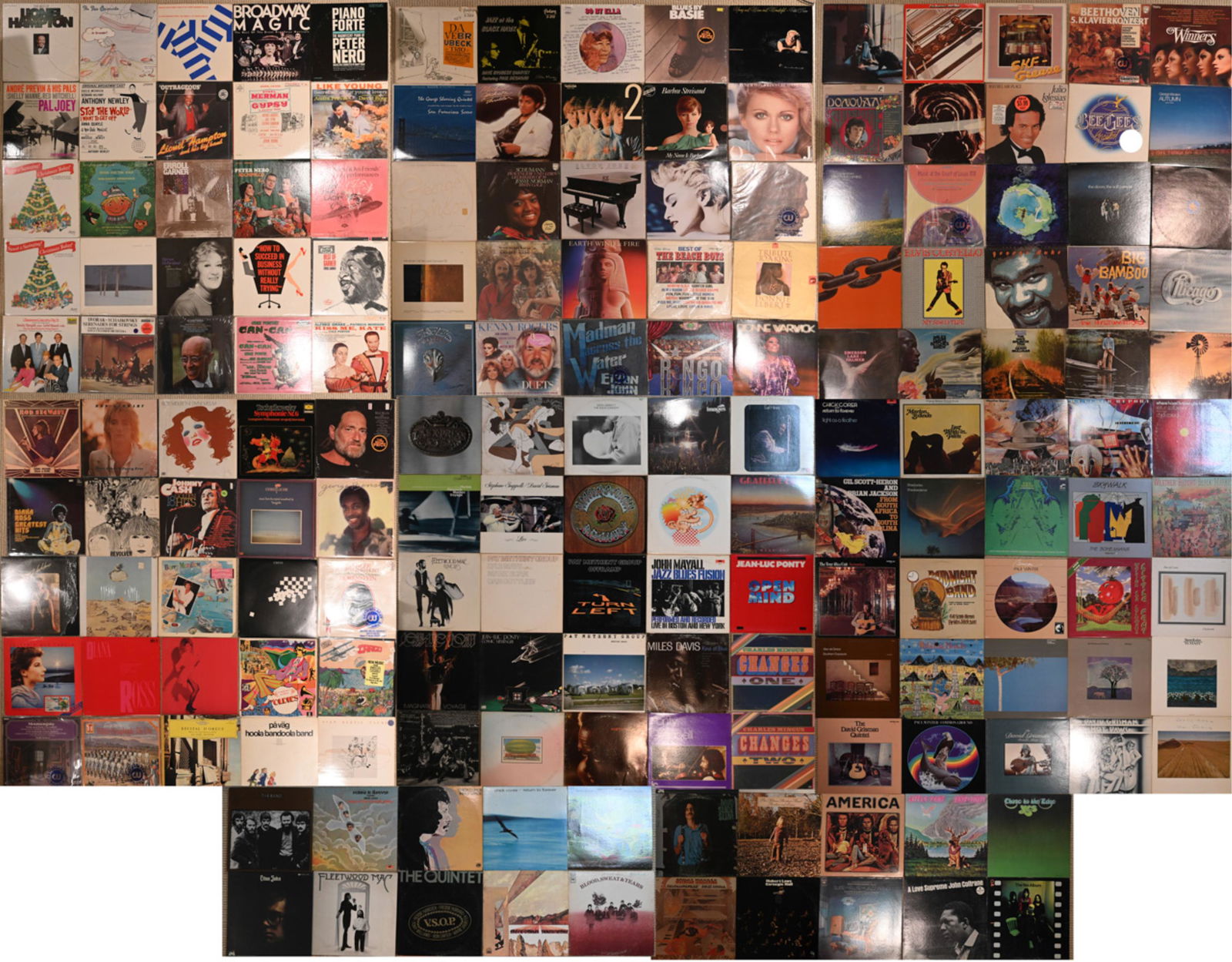 LARGE GROUPING OF VINTAGE RECORDS MANY GENRES (1 of 20)