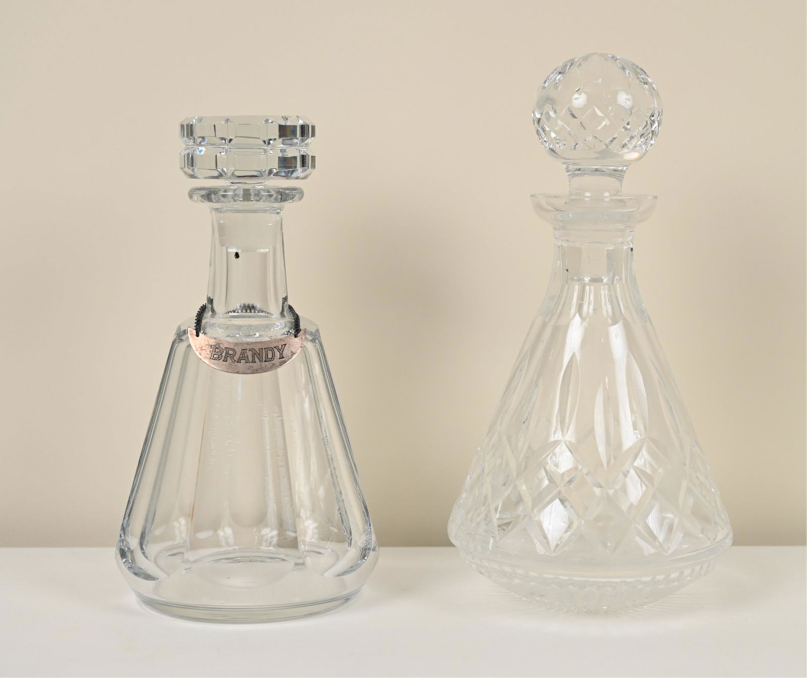 (2) BACCARAT & WATERFORD DECANTERS (1 of 9)
