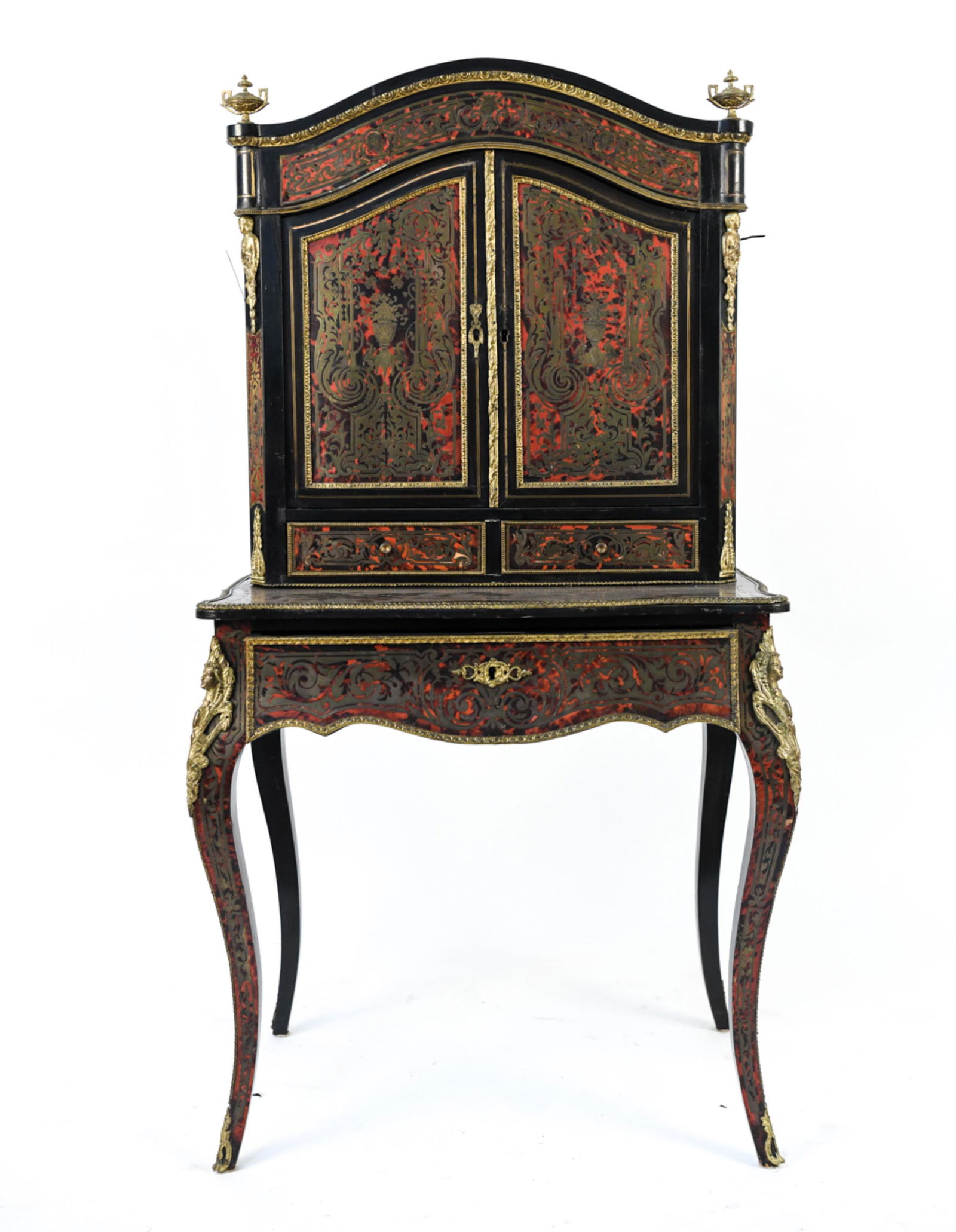 NAPOLEON III BOULLE ORMOLU LADIES' SECRETARY DESK (1 of 20)