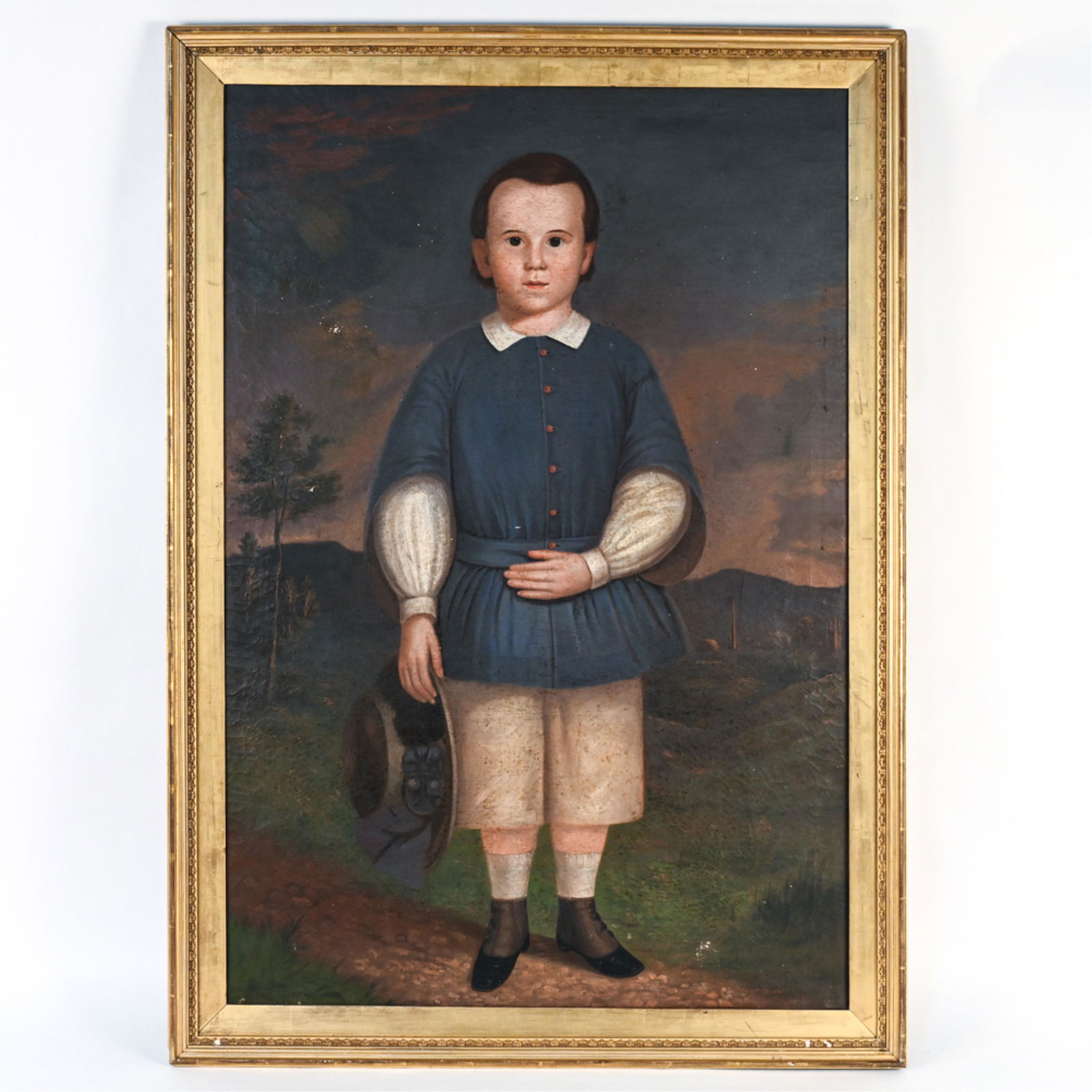 19TH CENTURY AMERICAN PORTRAIT OF A BOY O/C (1 of 13)