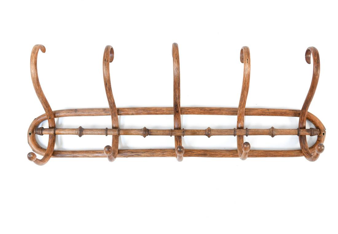 VINTAGE BENTWOOD HAT / COAT RACK (1 of 7)