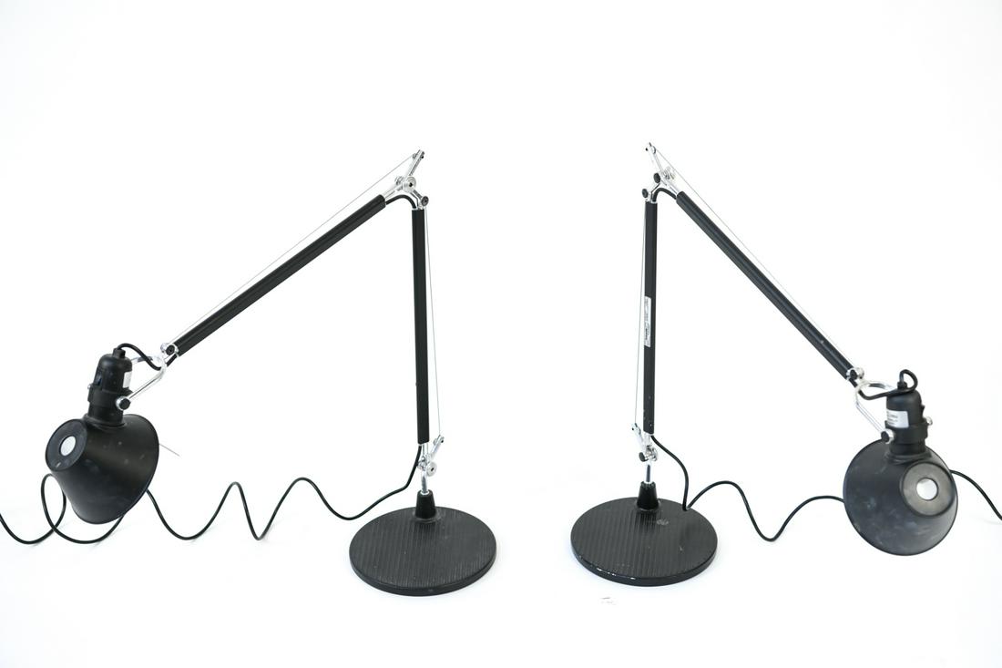 PAIR CONTEMPORARY ARTEMIDE "TOLOMEO" DESK LAMPS (1 of 9)