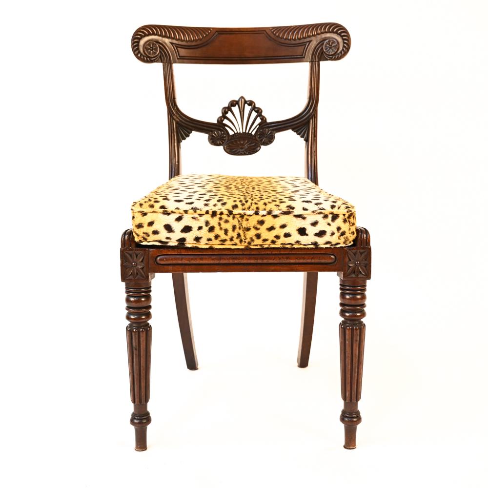 REGENCY STYLE CANED SIDE CHAIR (1 of 19)