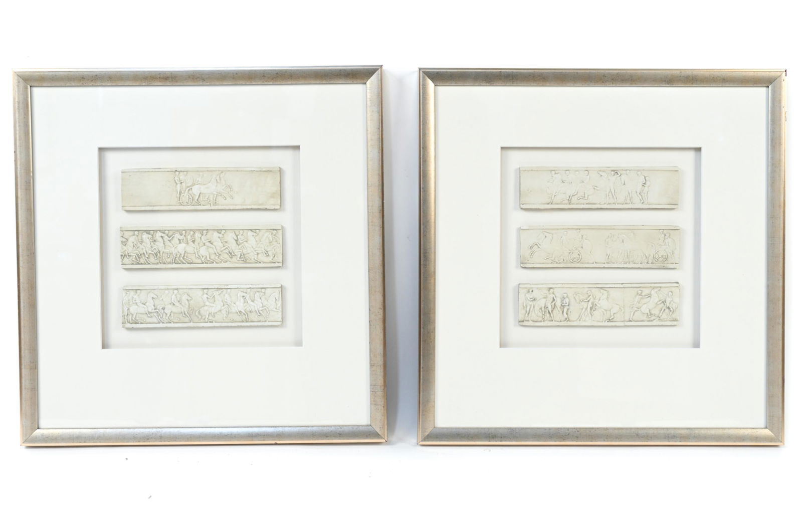 (2) CONTEMPORARY ROMAN STYLE RELIEF PANELS (1 of 14)