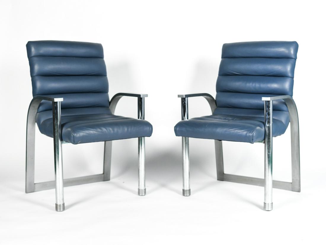 PAIR JAY SPECTRE ECLIPSE DINING ARMCHAIRS (1 of 15)