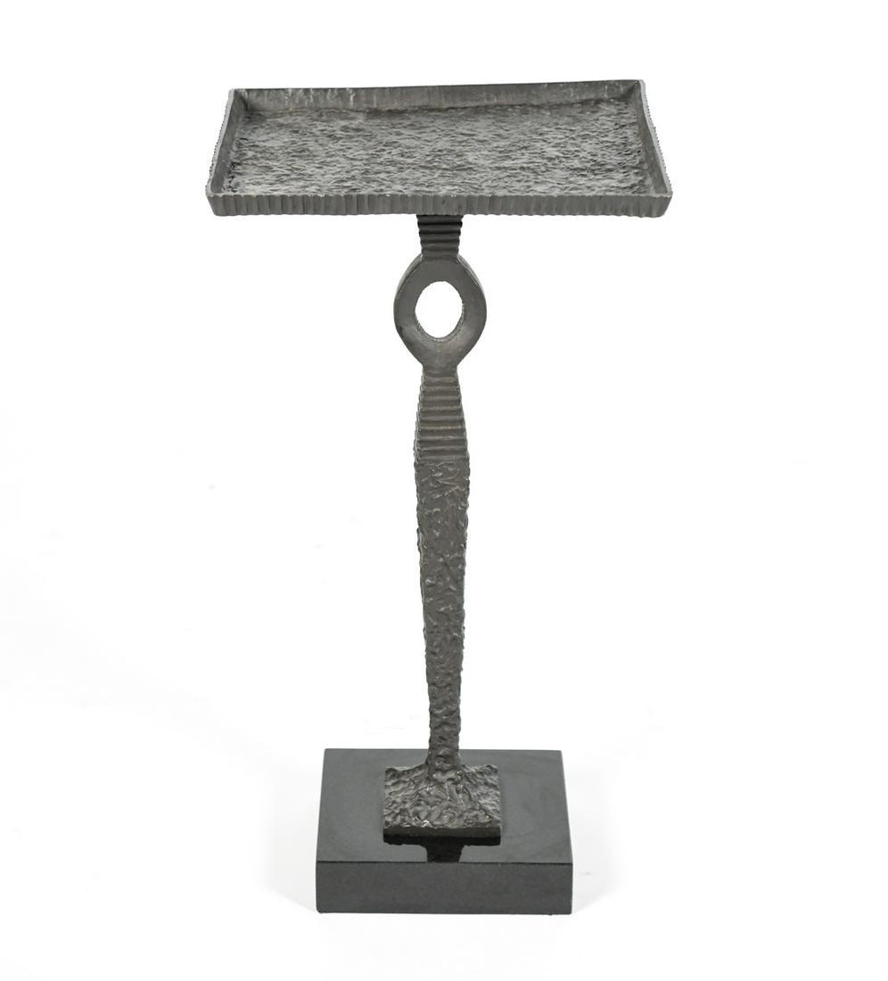 GLOBAL VIEWS BRONZE TABLE, MANNER OF GIACOMETTI (1 of 12)