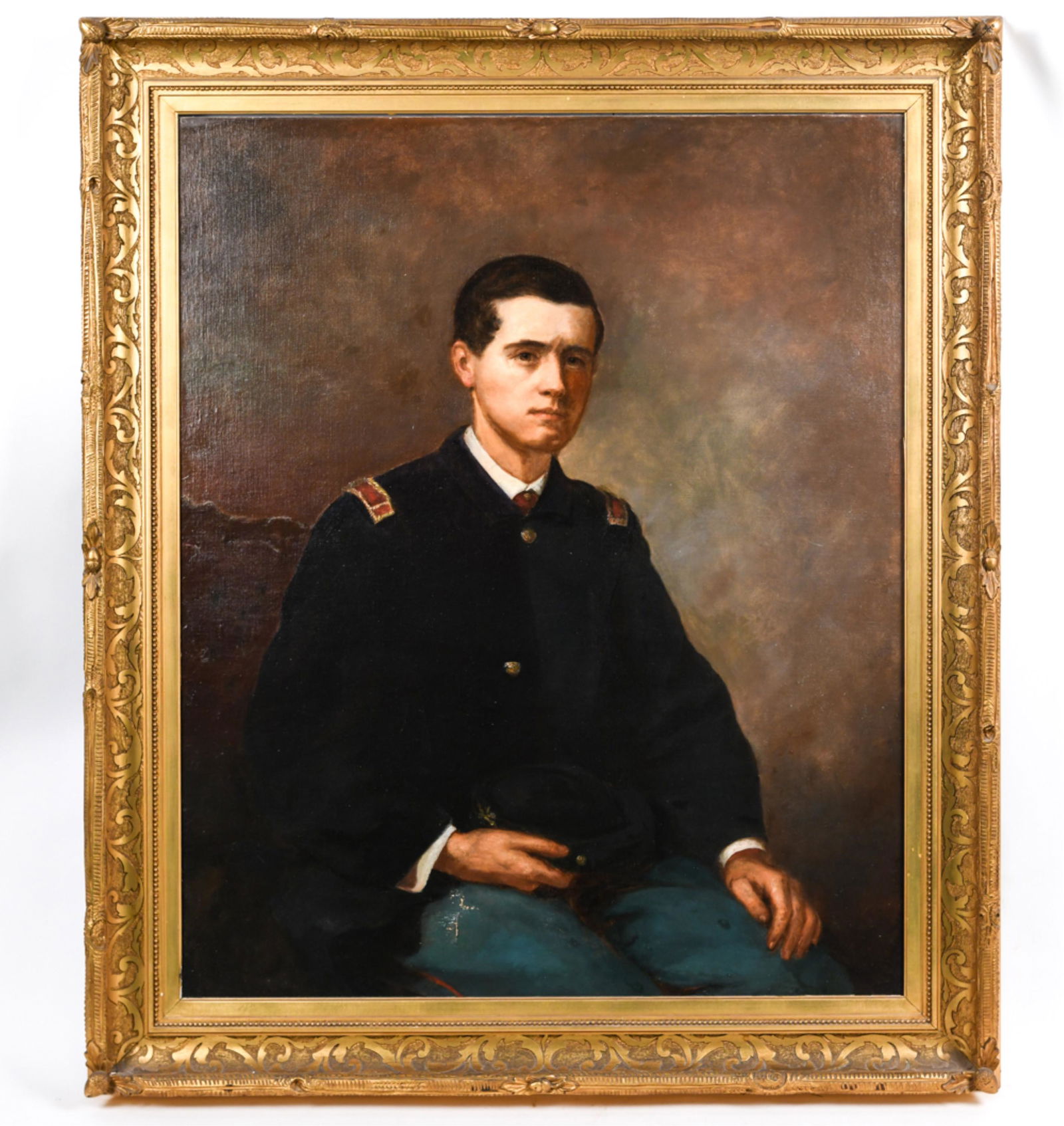 LARGE OIL ON CANVAS PORTRAIT OF HENRY R. DALTON (1 of 17)