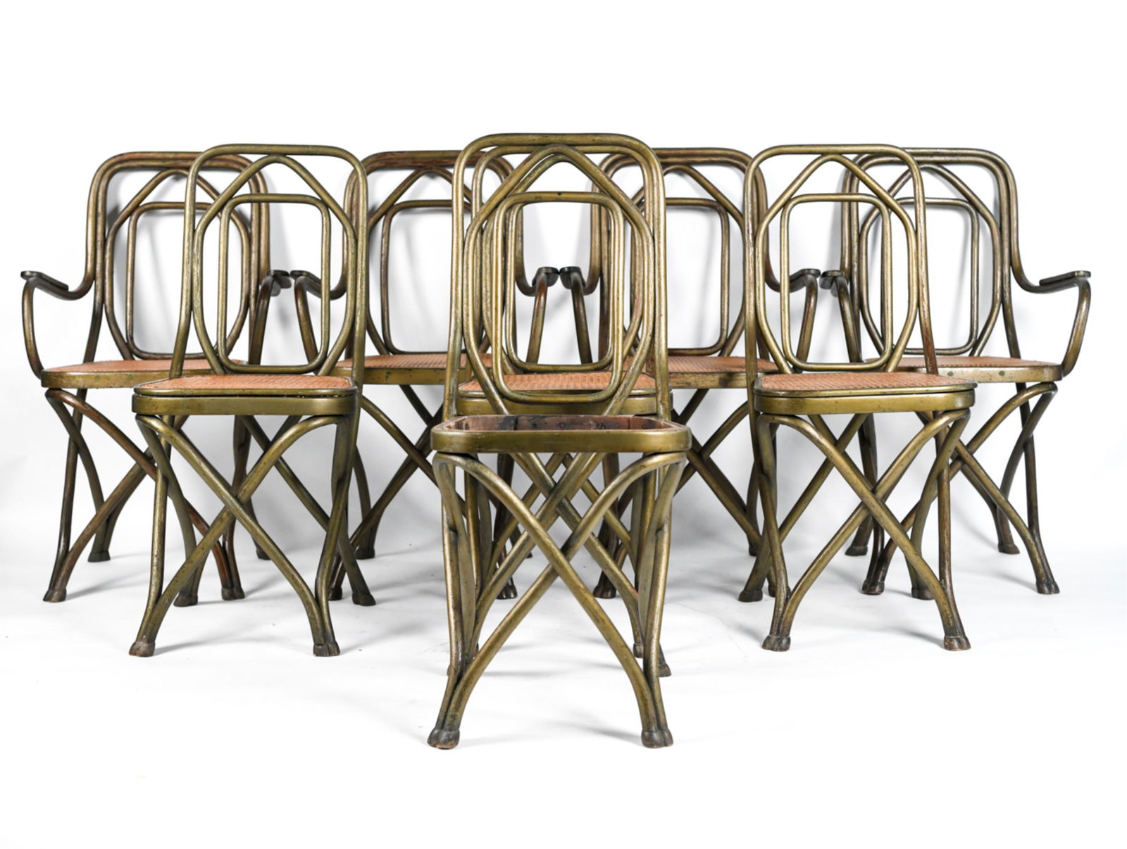 (8) RARE THONET BENTWOOD DINING CHAIRS (1 of 10)