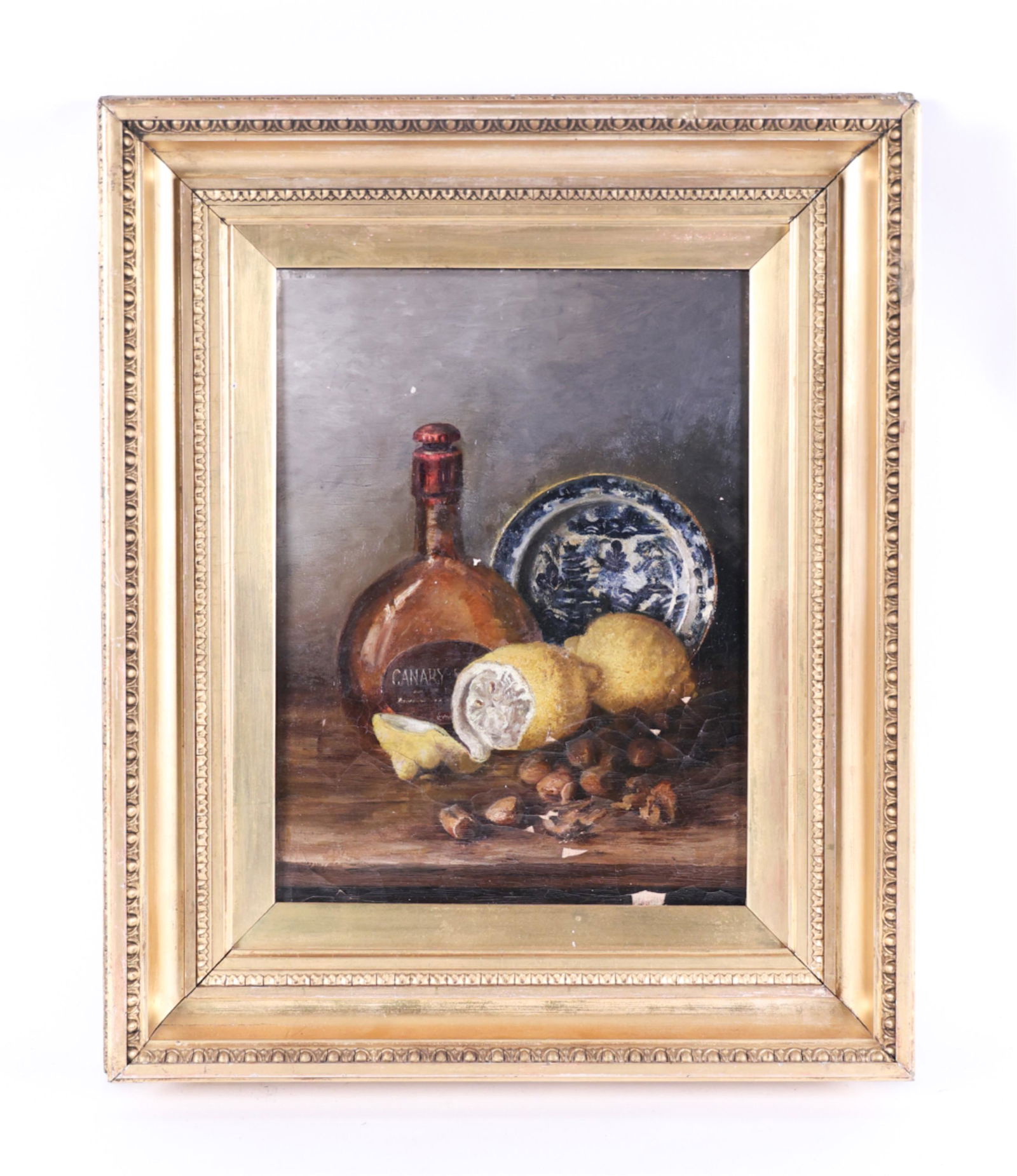19TH C. STILL LIFE OIL ON CANVAS (1 of 11)