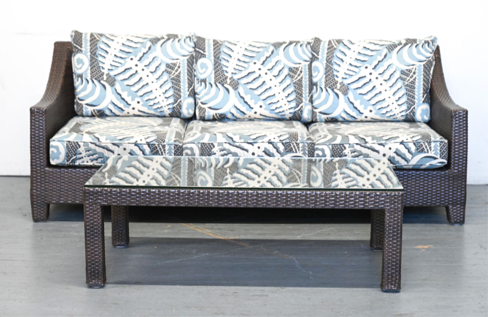 RESTORATION HARDWARE OUTDOOR SOFA & COFFEE TABLE (1 of 20)
