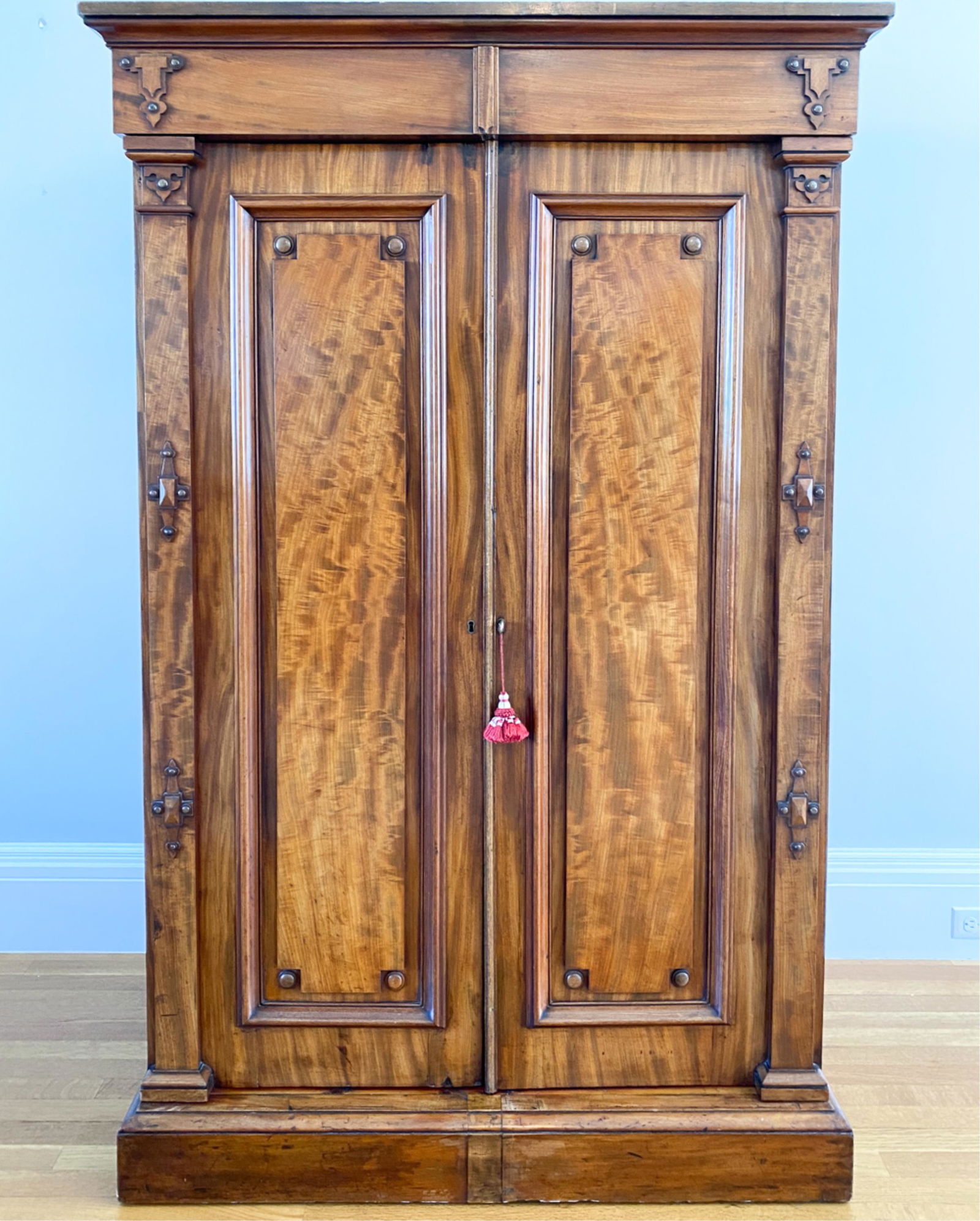 ANTIQUE 19TH C. ARMOIRE CABINET (1 of 12)