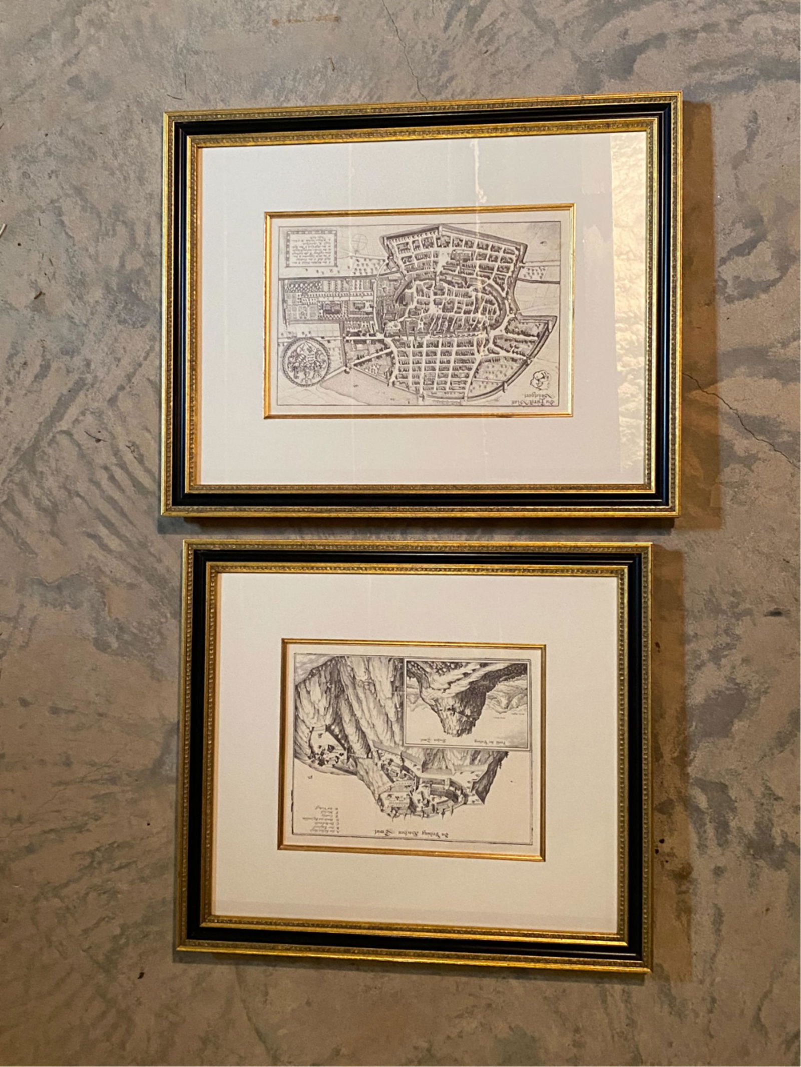 (2) ANTIQUE GERMAN ETCHINGS (1 of 14)