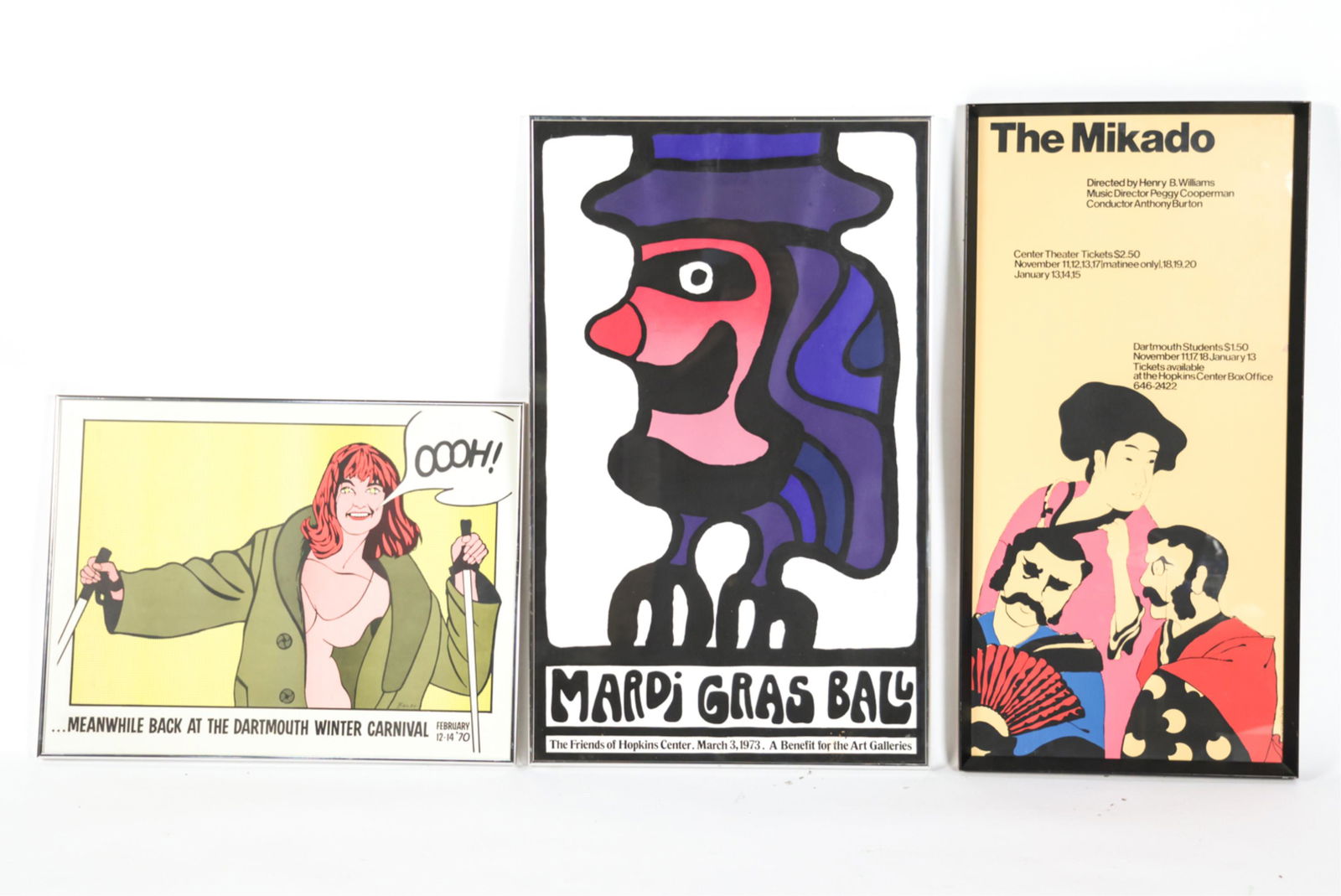 (3) VINTAGE POSTERS INCL. DARTMOUTH (1 of 16)