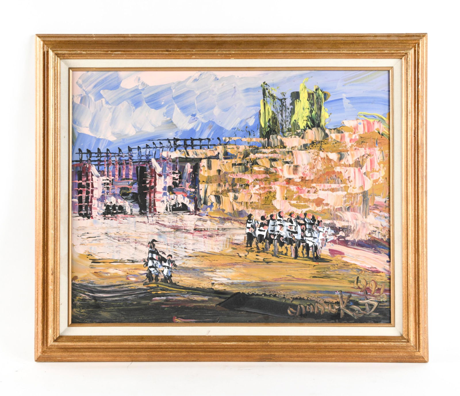 MORRIS KATZ, UKRAINE-NY (1931-2010) O/B (1 of 7)