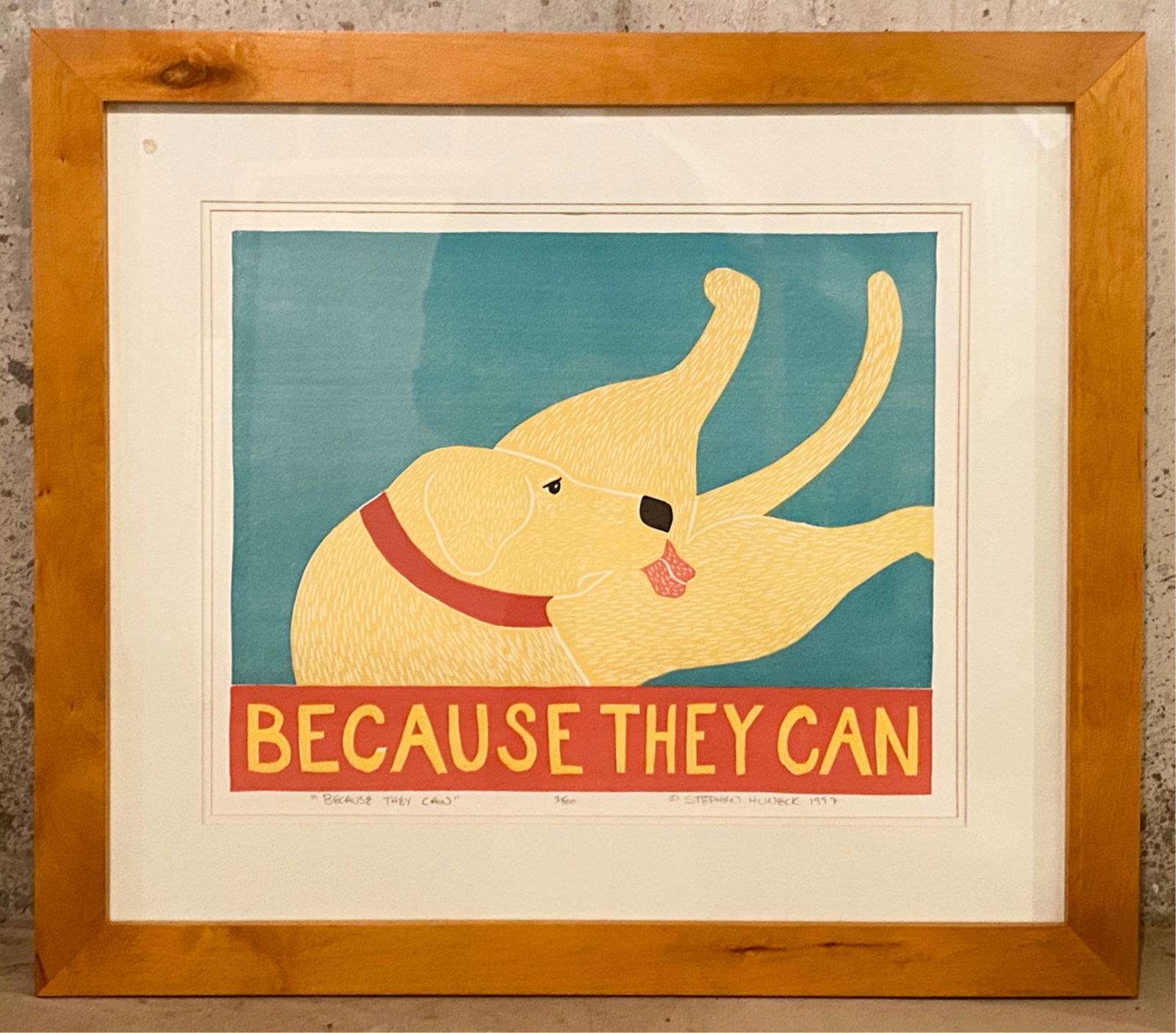 STEPHEN HUNECK, AMERICAN (1948-2010) WOODCUT (1 of 9)