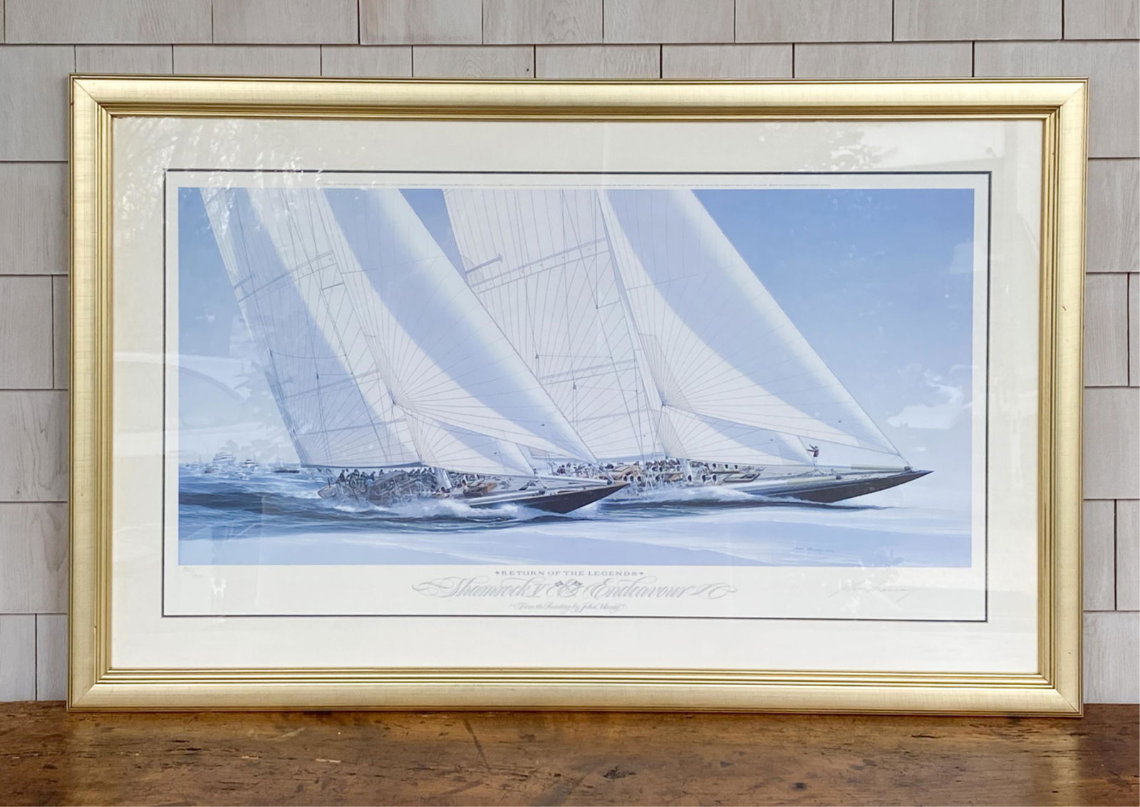 JOHN MECRAY LIMITED EDITION AMERICA'S CUP PRINT (1 of 11)