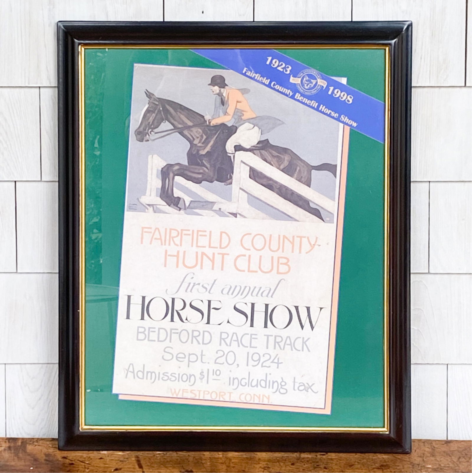 FAIRFIELD COUNTY HORSE SHOW 75TH ANNIV. POSTER (1 of 8)