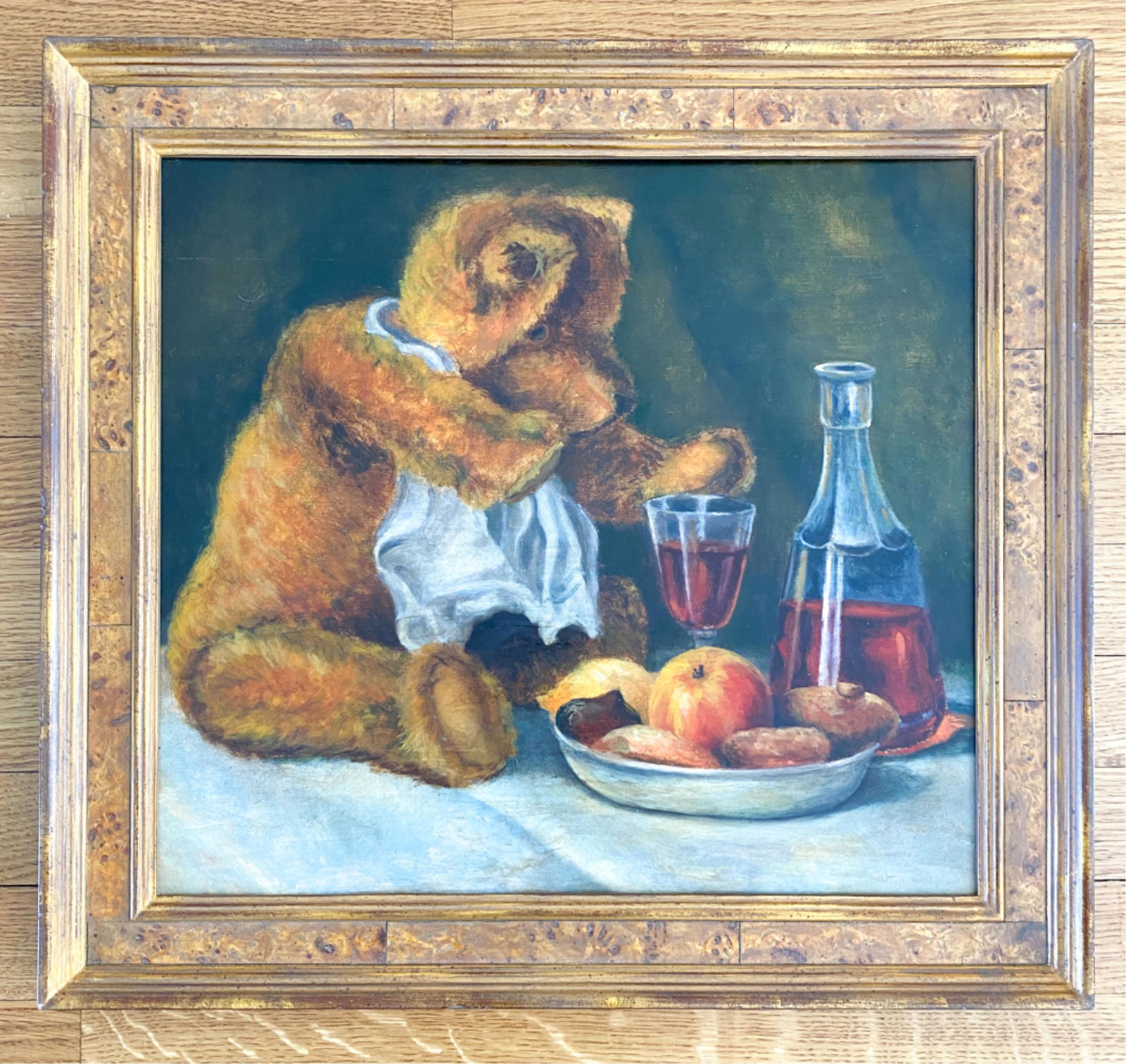 OIL ON BOARD STILL LIFE (1 of 5)