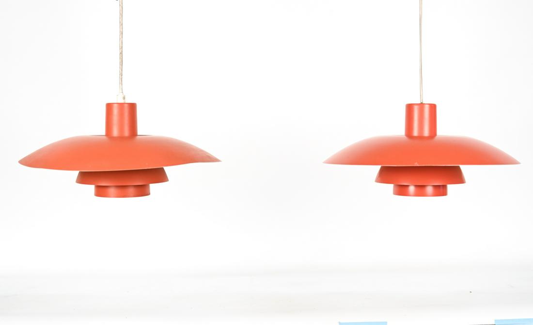 PAIR OF LOUIS POULSEN PH 4/3 PENDANT LIGHTS (1 of 16)