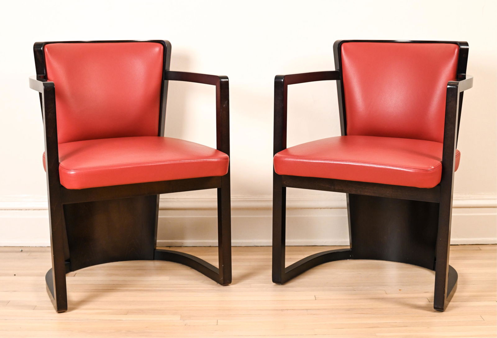 PAIR OF HUGUES CHEVALIER "LE WIEBE" ARMCHAIRS (1 of 14)