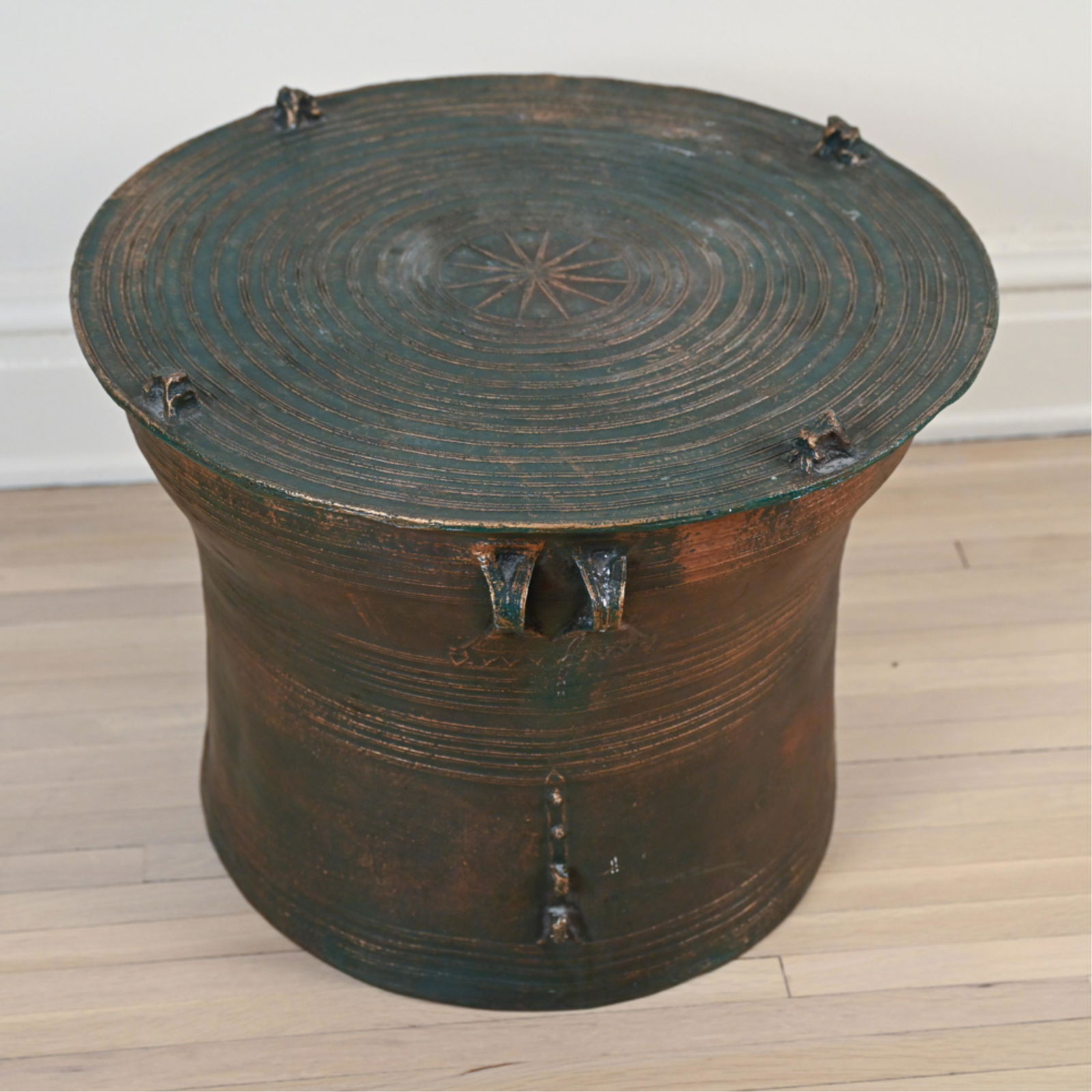 CONTEMPORARY SOUTHEAST ASIAN RAIN DRUM STYLE TABLE (1 of 11)