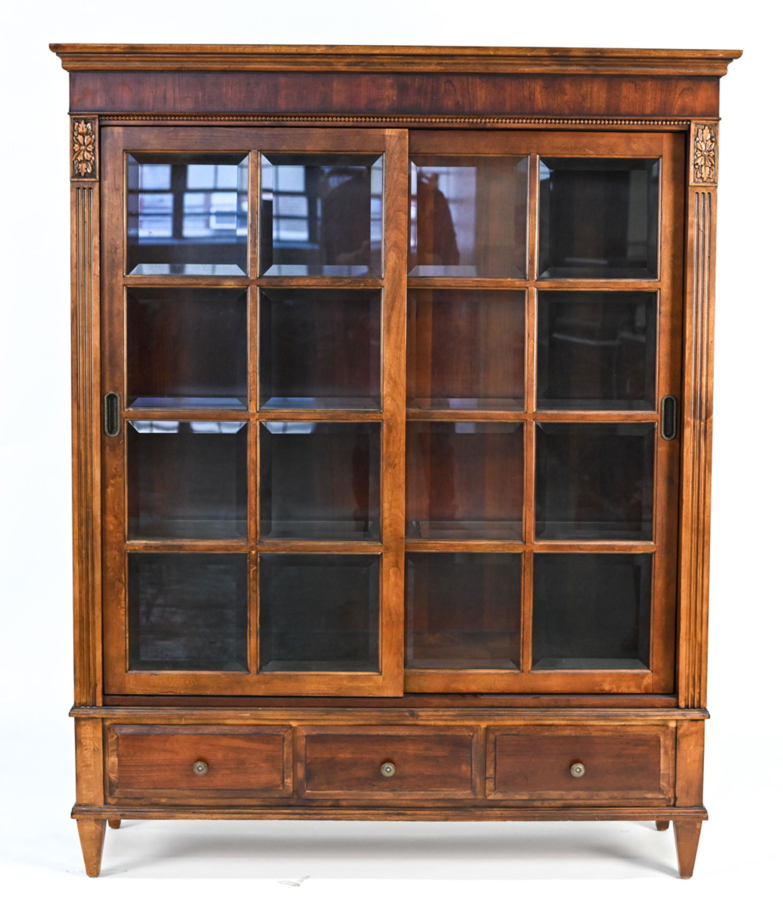 Ethan allen 2024 bookcase cabinet
