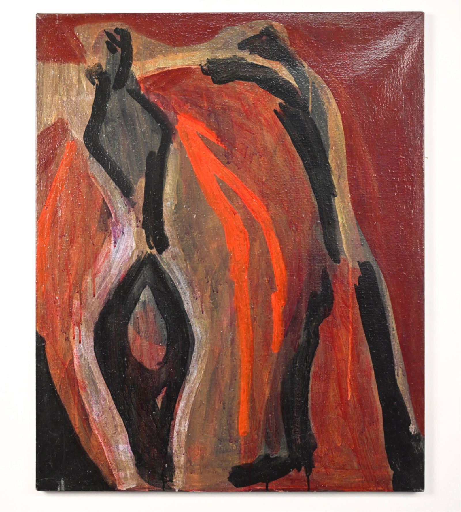 DANISH 1988 ABSTRACT OIL ON CANVAS (1 of 16)