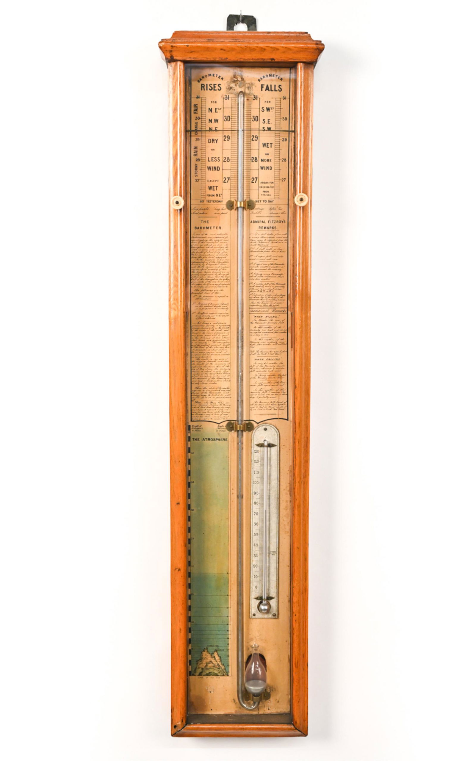 ADMIRAL FITZROY 1880 BAROMETER (1 of 8)