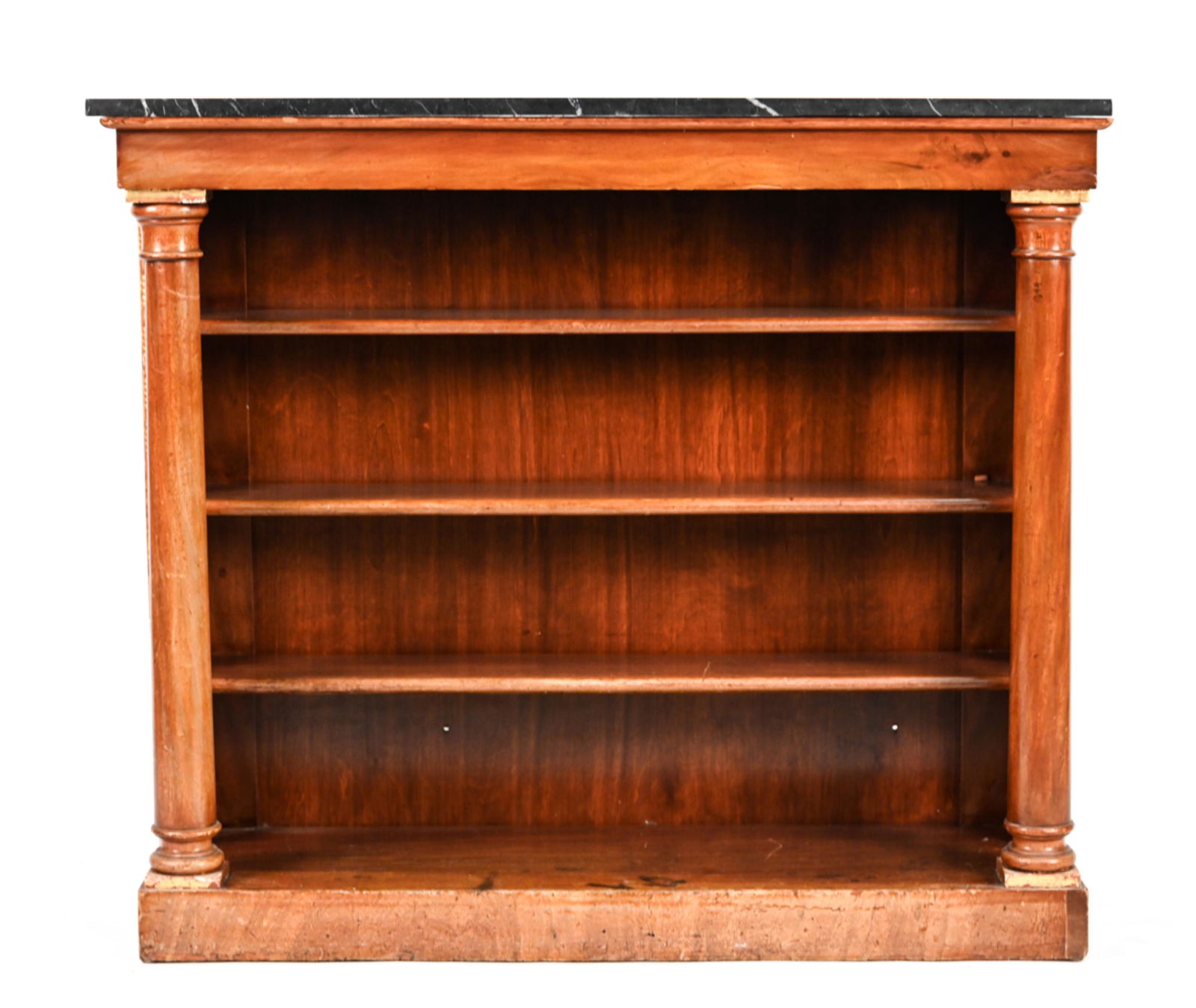 EMPIRE STYLE MARBLE TOP BOOKCASE (1 of 12)