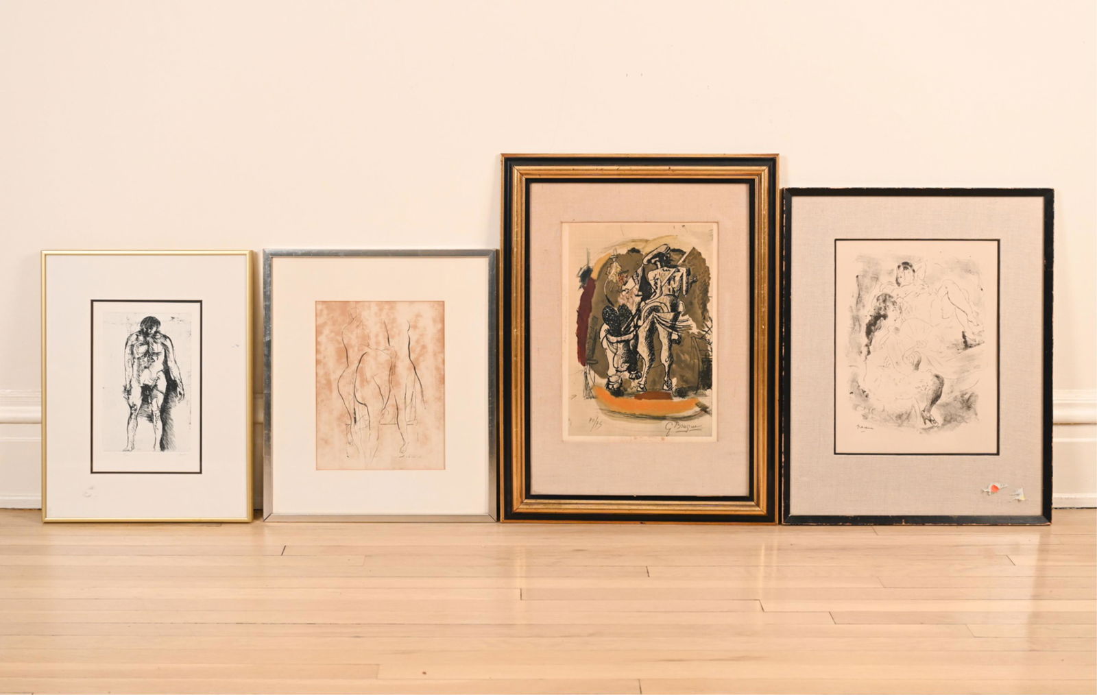 (4) PRINTS INCL. LEONARD BASKIN (1 of 19)