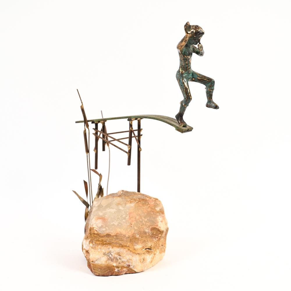 CURTIS JERE 1976 DIVER SCULPTURE (1 of 16)
