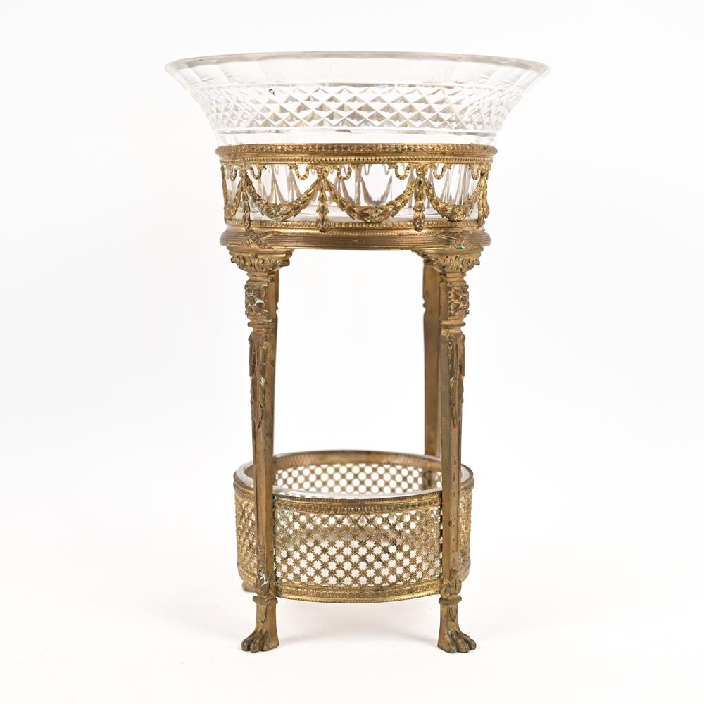 CRYSTAL & ORMOLU FRENCH EMPIRE CENTERPIECE (1 of 13)