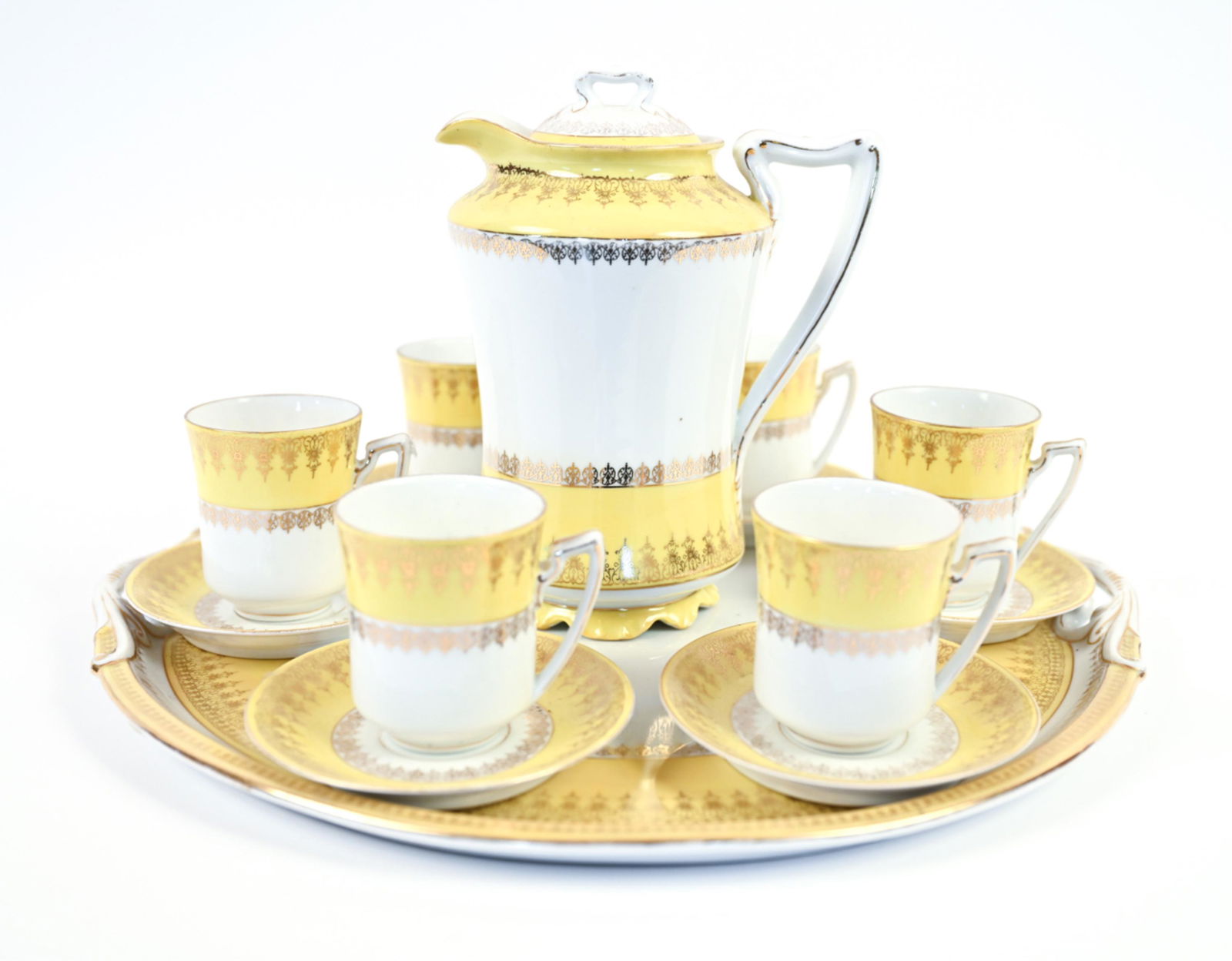 VIENNA AUSTRIA PORCELAIN DEMITASSE SERVICE (1 of 20)
