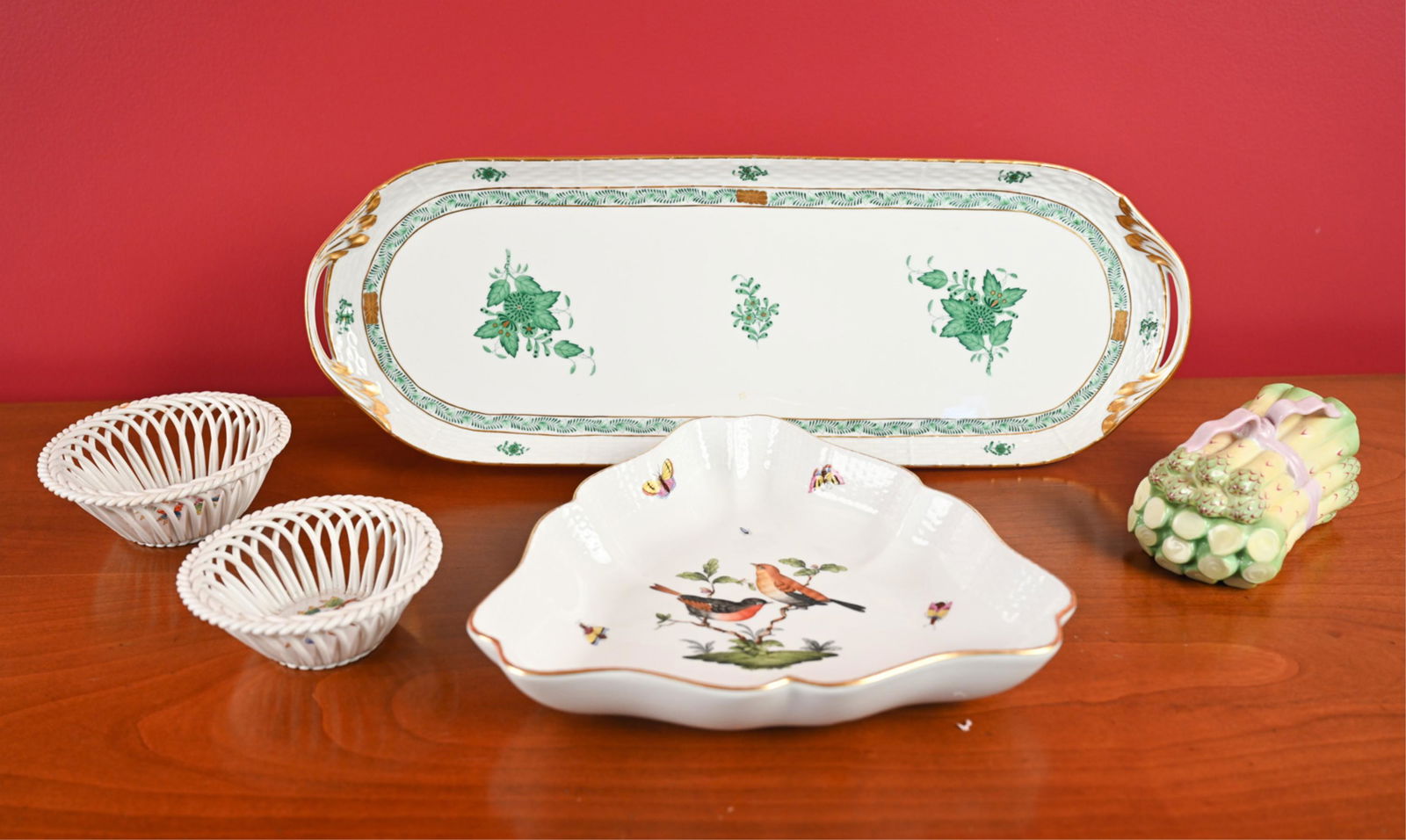 HEREND PORCELAIN GROUPING (1 of 19)