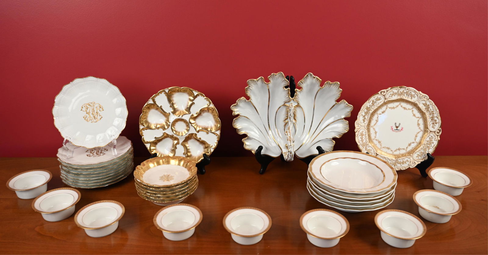 GROUPING OF LIMOGES PORCELAIN, ETC. (1 of 20)
