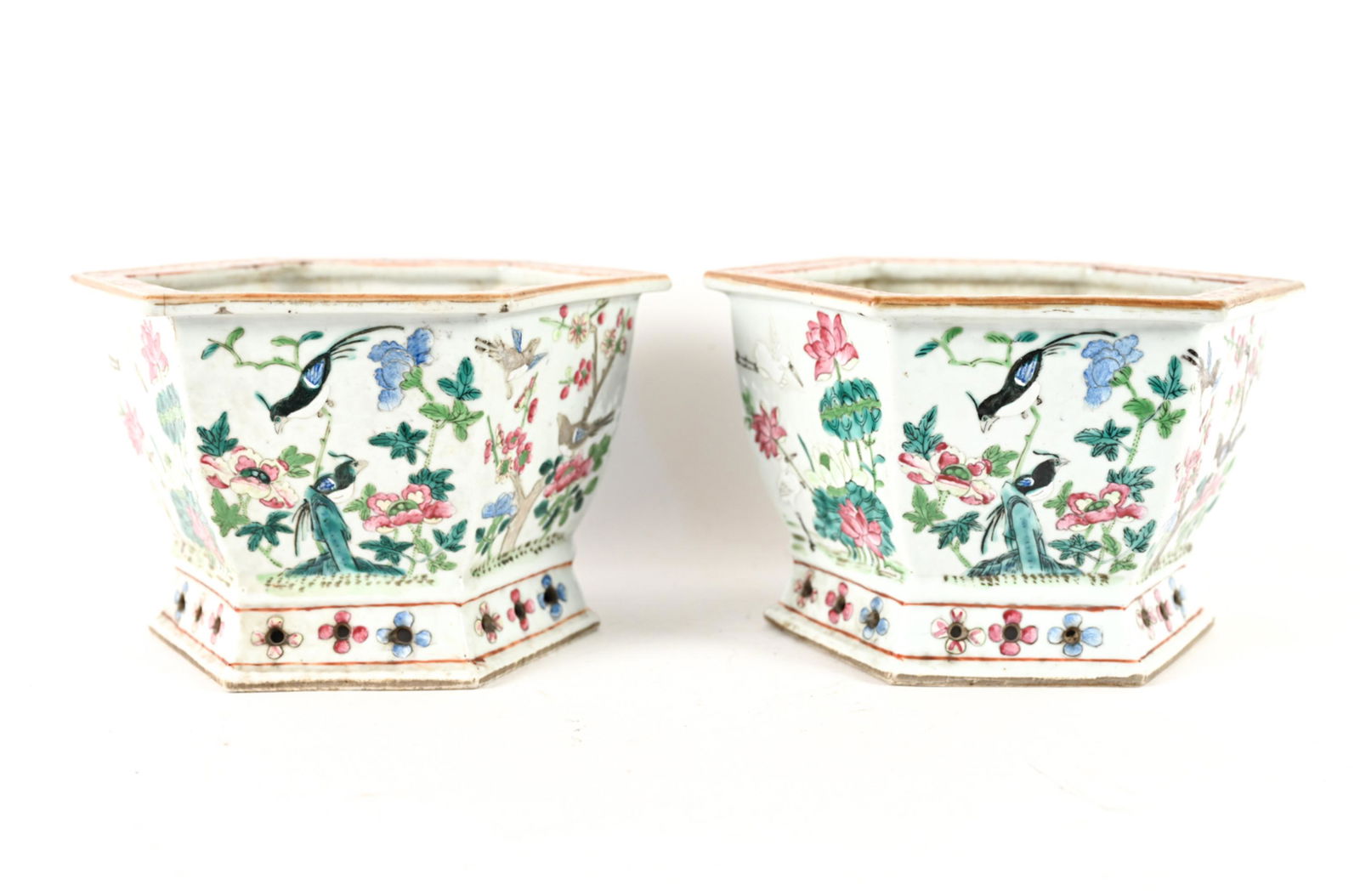 PAIR OF CHINESE PORCELAIN JARDINIERES (1 of 14)
