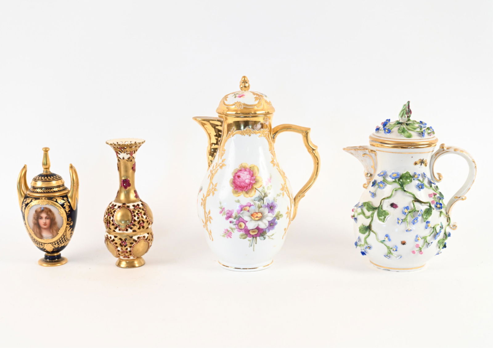 PORCELAIN GROUPING INCL. VIENNA, KPM, ETC. (1 of 18)